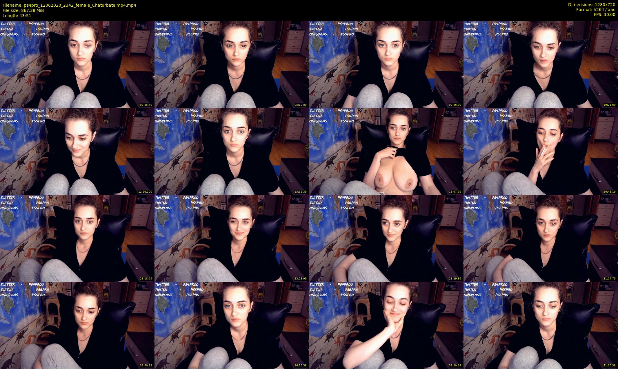 ps4pro — 44 minute Chaturbate female cam show recording, 720p, Jun 12, 2020