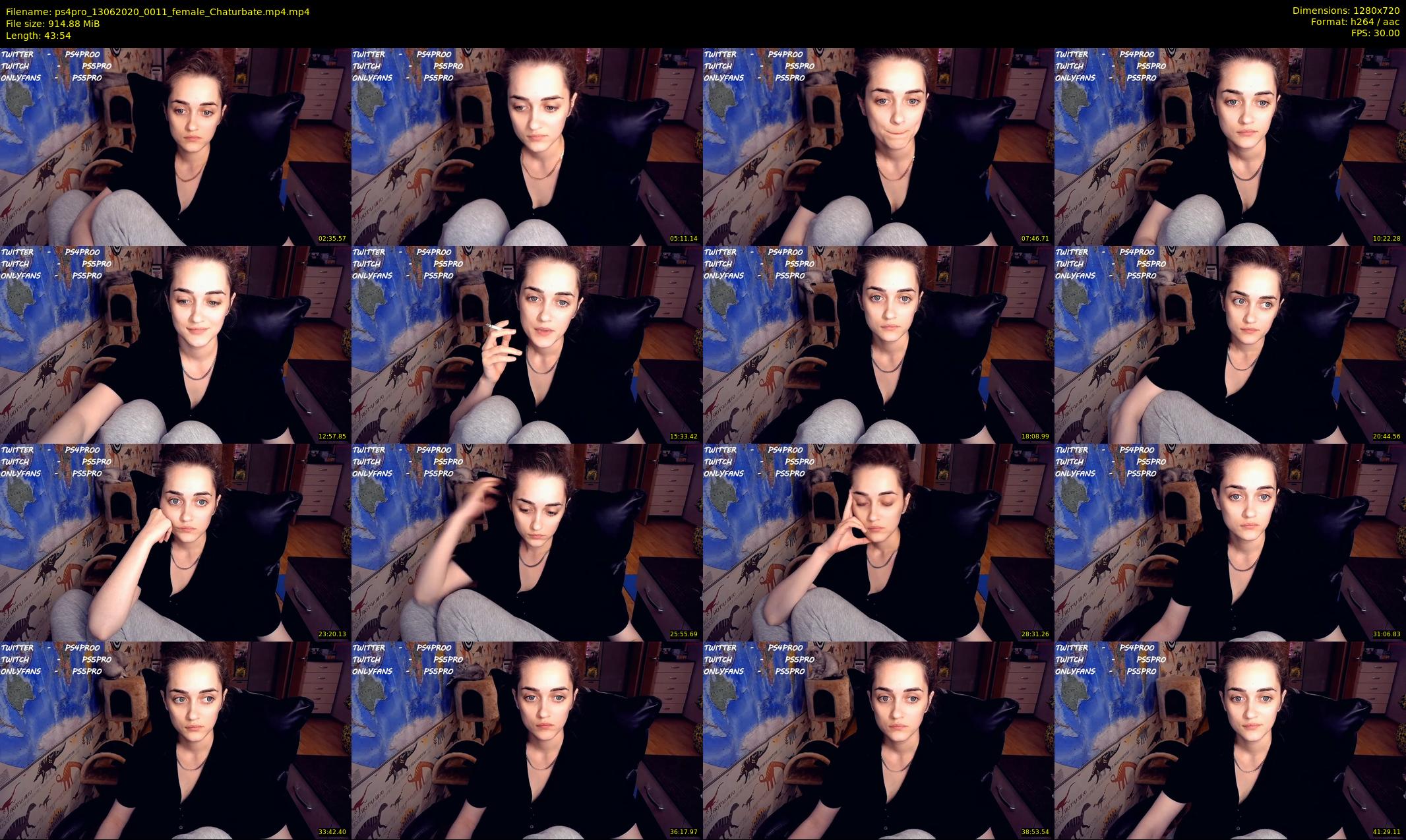 ps4pro — 44 minute Chaturbate female cam show recording, 720p, Jun 13, 2020