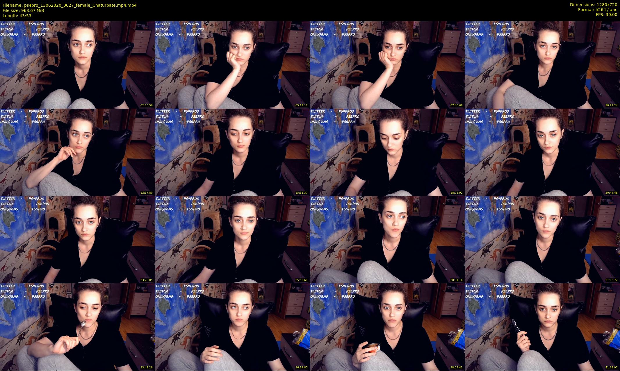 ps4pro — 44 minute Chaturbate female cam show recording, 720p, Jun 13, 2020