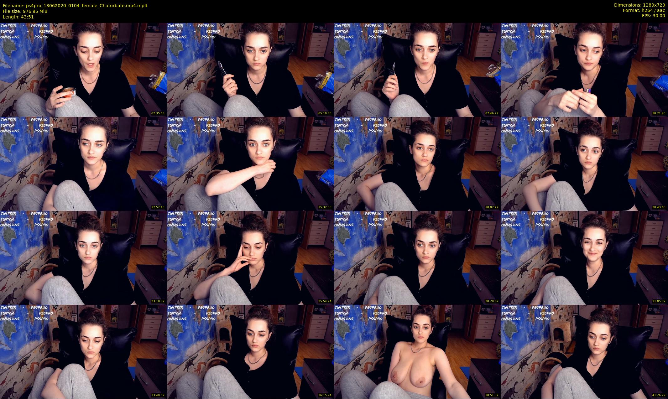 ps4pro — 44 minute Chaturbate female cam show recording, 720p, Jun 13, 2020