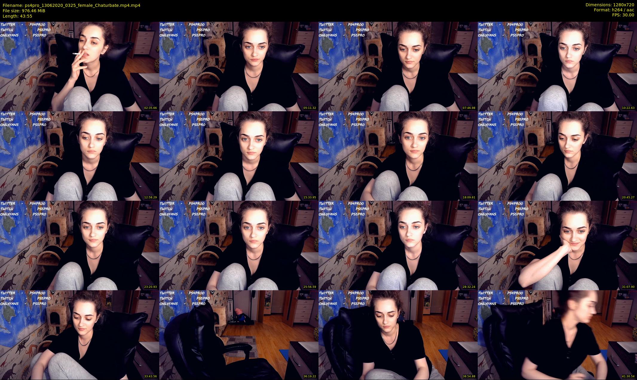 ps4pro — 44 minute Chaturbate female cam show recording, 720p, Jun 13, 2020