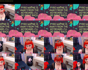 pyrowayne — 53 minute Chaturbate female cam show recording, 720p, Jun 13, 2020
