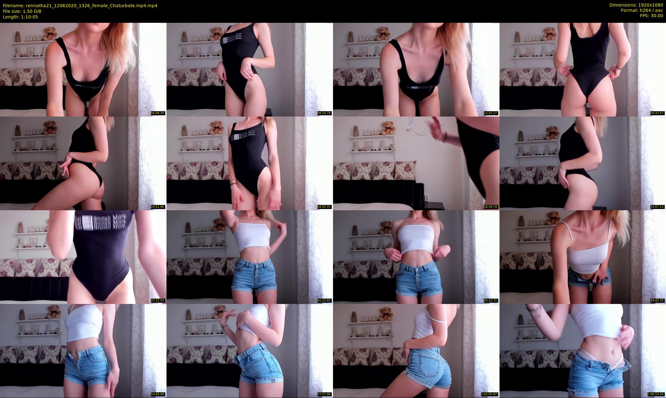rennatha21 — 71 minute Chaturbate female cam show recording, 1080p, Jun 12, 2020