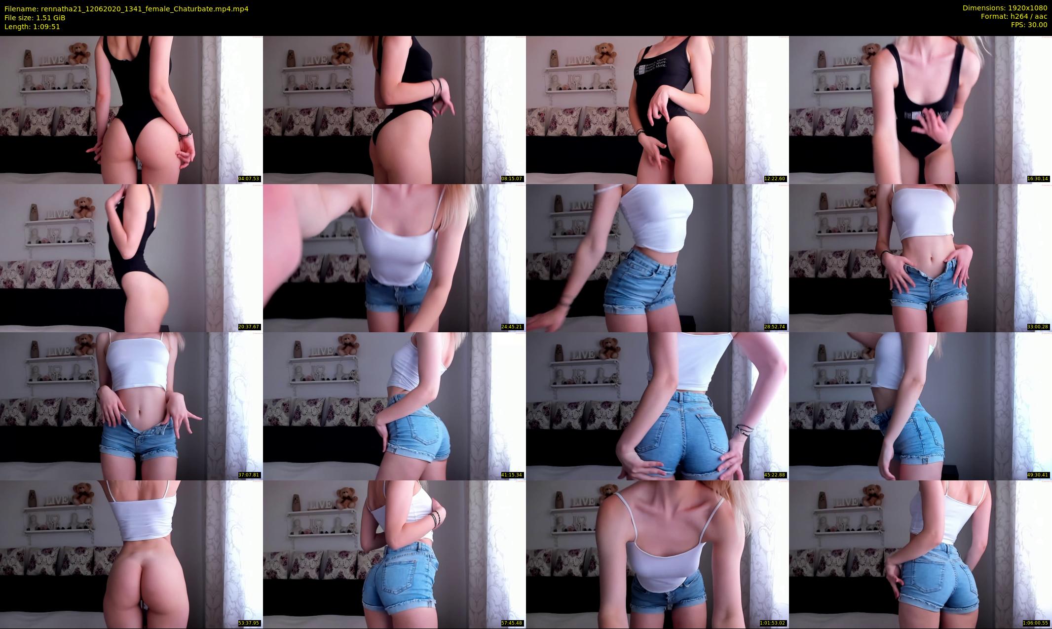 rennatha21 — 70 minute Chaturbate female cam show recording, 1080p, Jun 12, 2020