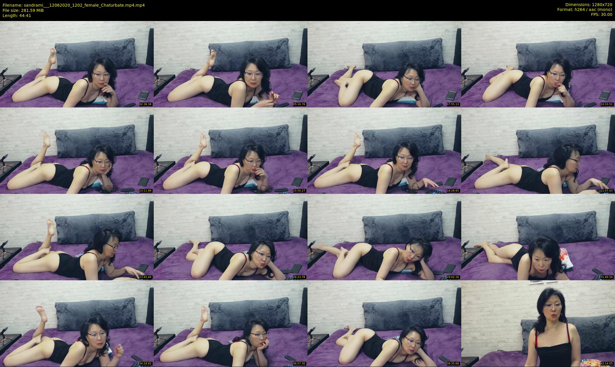 sandrami__ — 45 minute Chaturbate female cam show recording, 720p, Jun 12, 2020