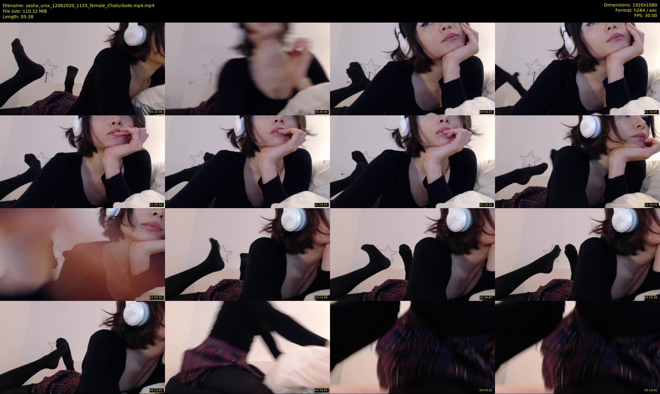 sasha_ursx — 6 minute Chaturbate female cam show recording, 1080p, Jun 12, 2020