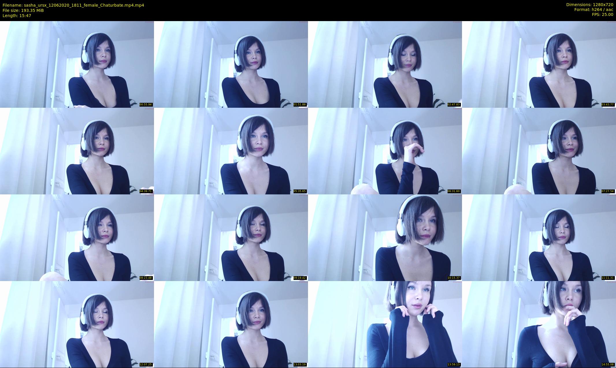 sasha_ursx — 16 minute Chaturbate female cam show recording, 720p, Jun 12, 2020