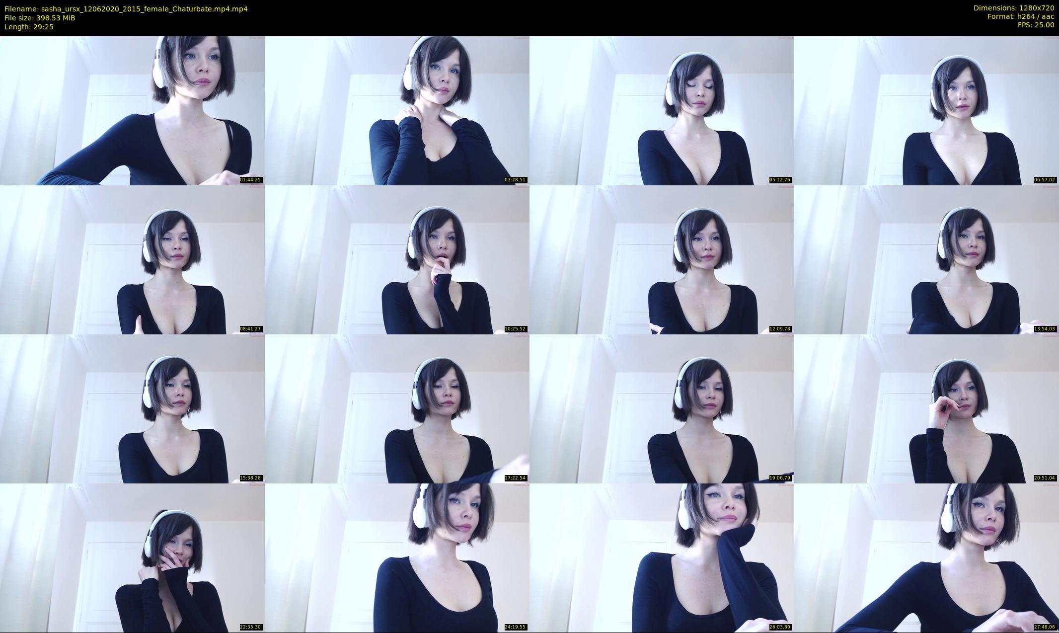 sasha_ursx — 30 minute Chaturbate female cam show recording, 720p, Jun 12, 2020