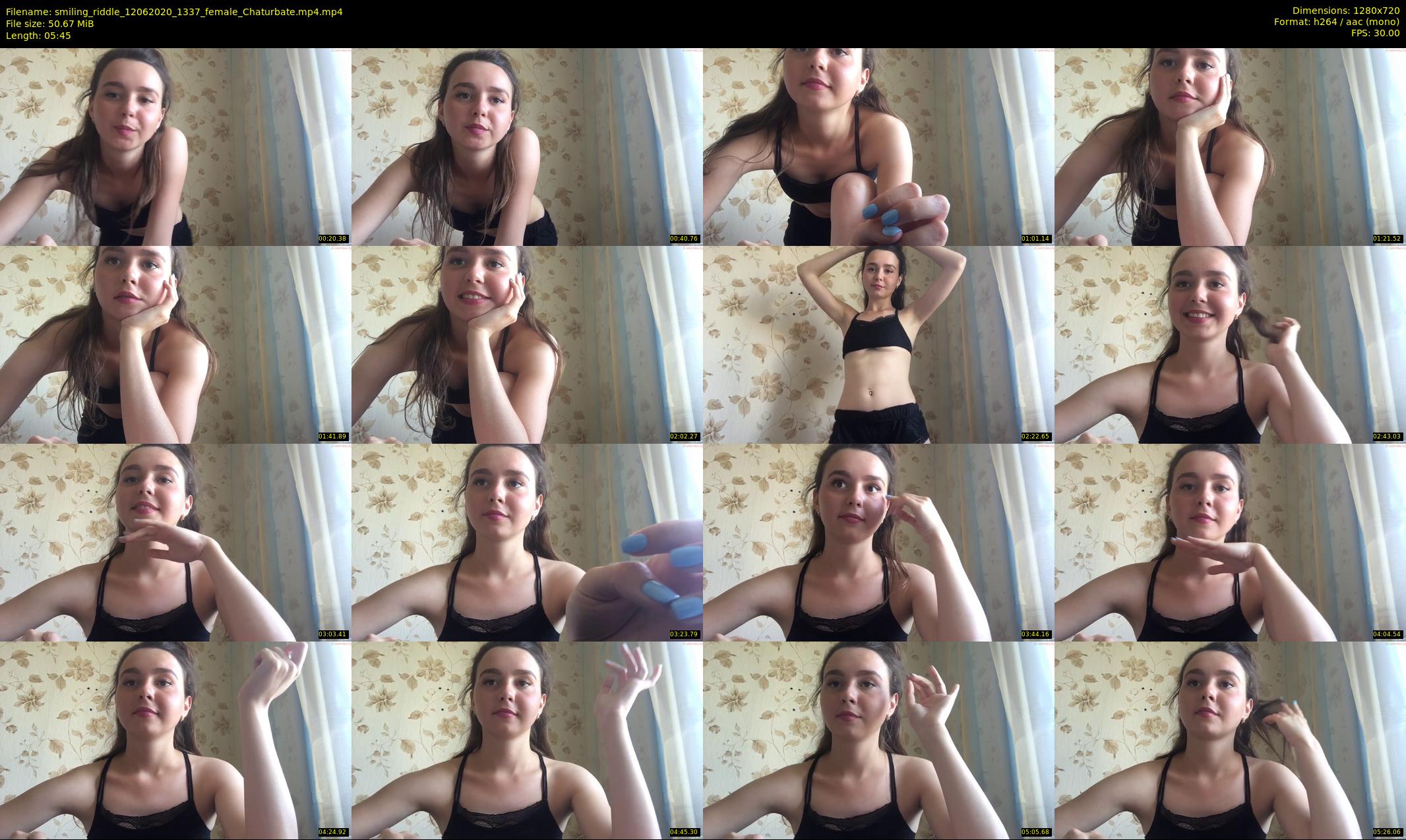 smiling_riddle — 6 minute Chaturbate female cam show recording, 720p, Jun 12, 2020