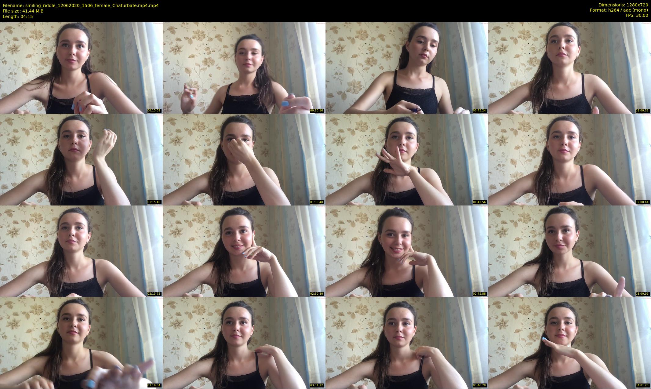 smiling_riddle — 5 minute Chaturbate female cam show recording, 720p, Jun 12, 2020