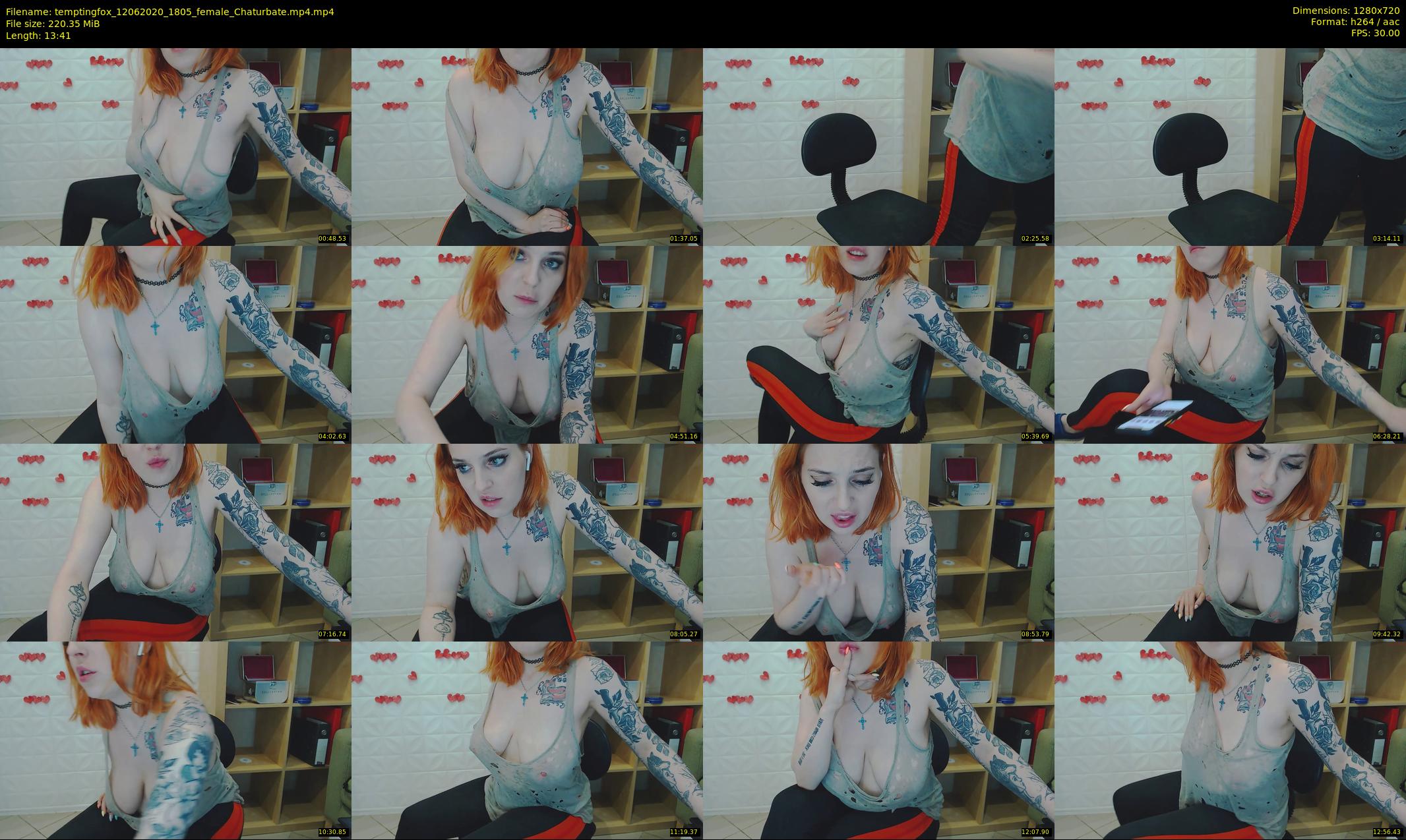 temptingfox — 14 minute Chaturbate female cam show recording, 720p, Jun 12, 2020
