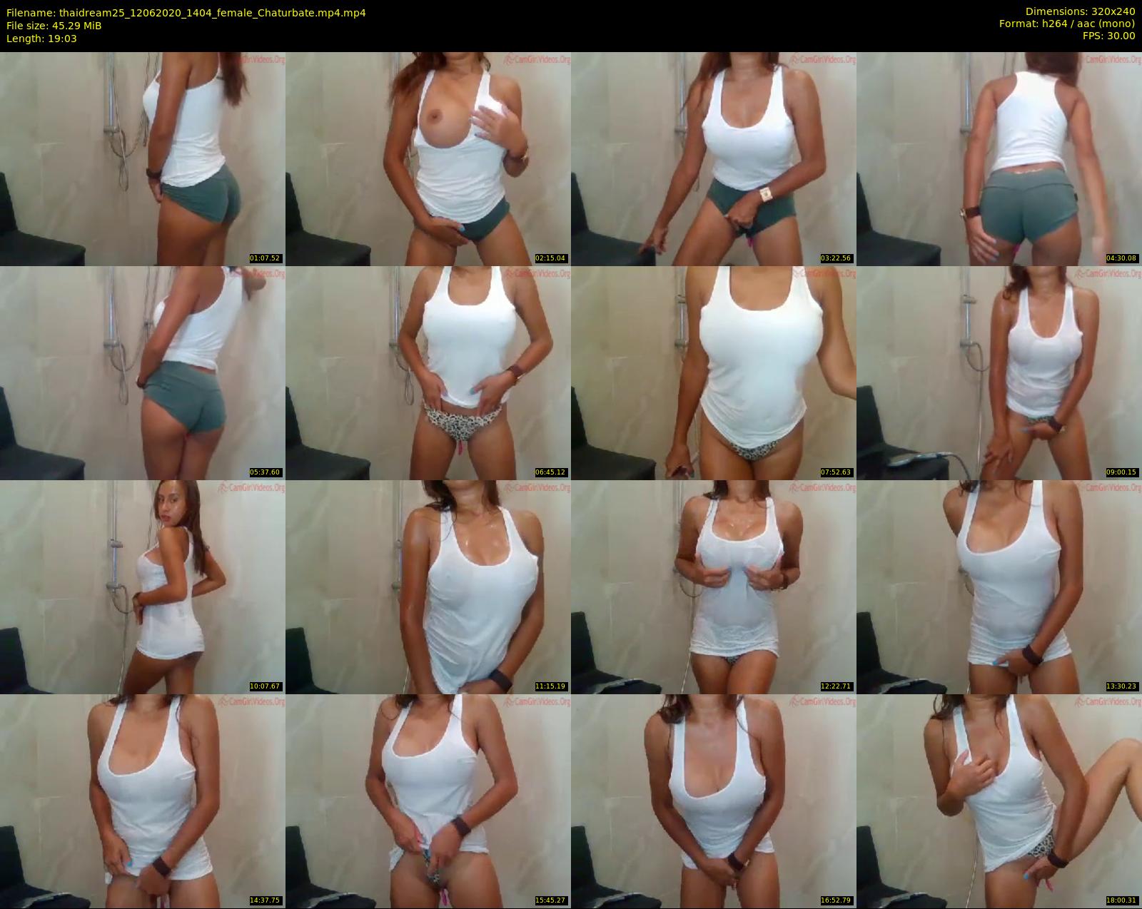 thaidream25 — 20 minute Chaturbate female cam show recording, SD, Jun 12, 2020