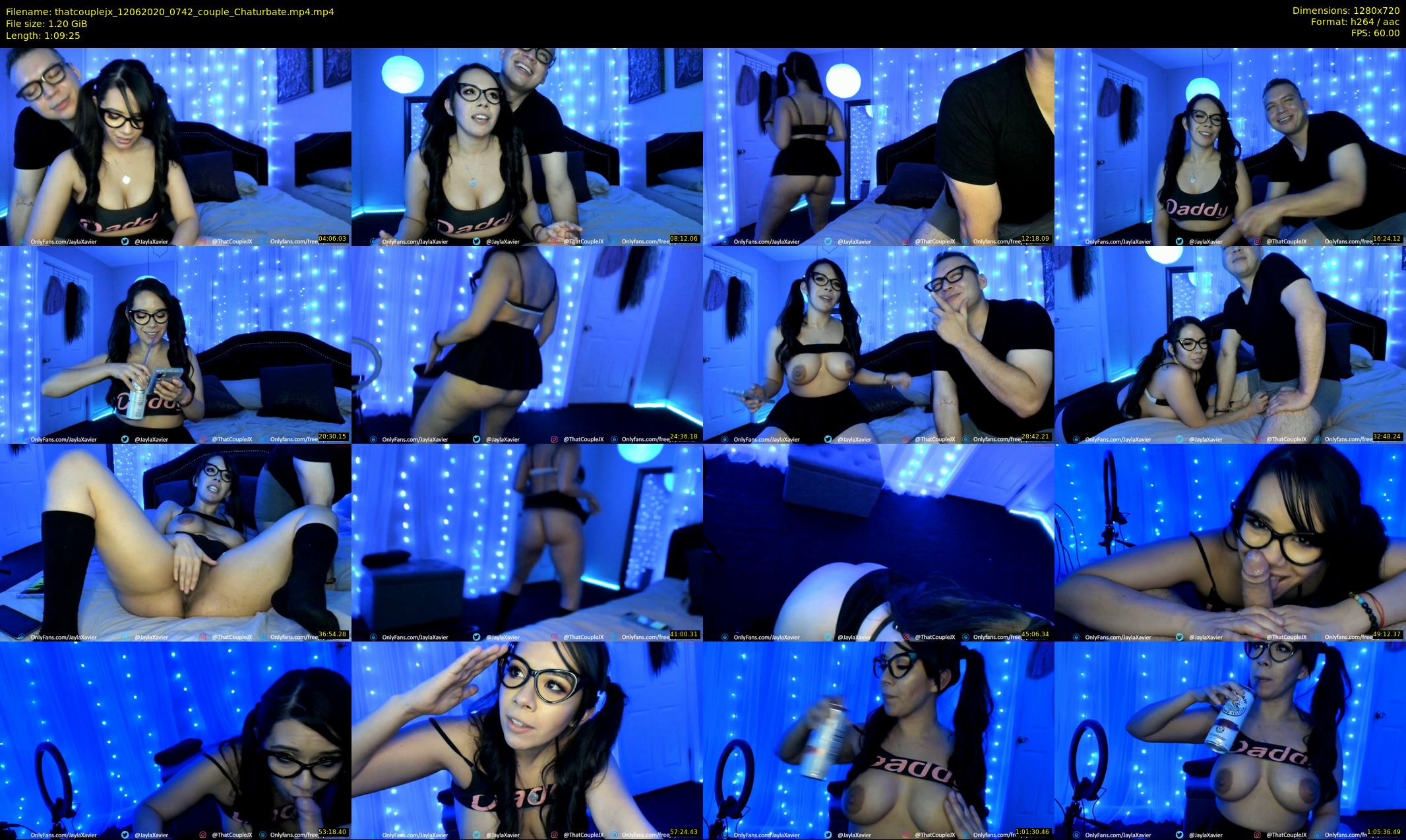 thatcouplejx — 70 minute Chaturbate couple cam show recording, 720p, Jun 12, 2020