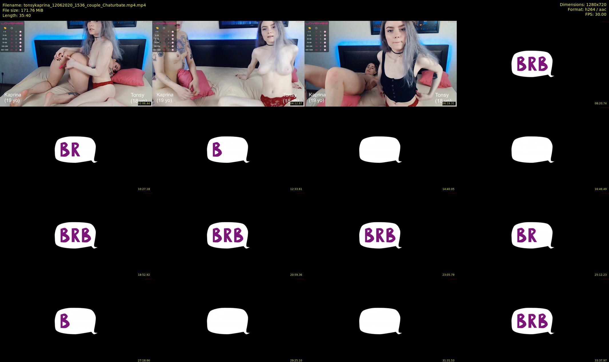 tonsykaprina — 36 minute Chaturbate couple cam show recording, 720p, Jun 12, 2020