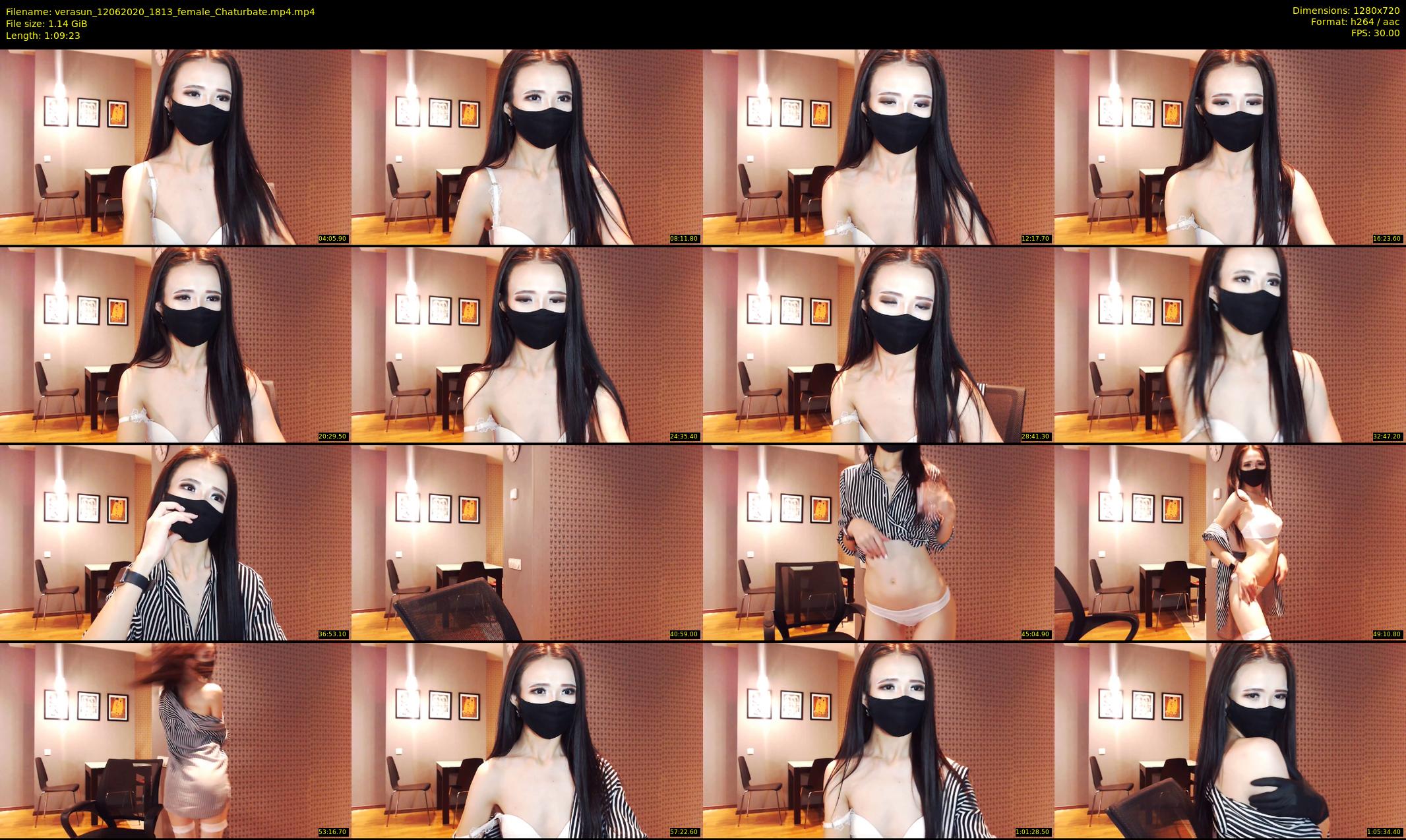 verasun — 70 minute Chaturbate female cam show recording, 720p, Jun 12, 2020