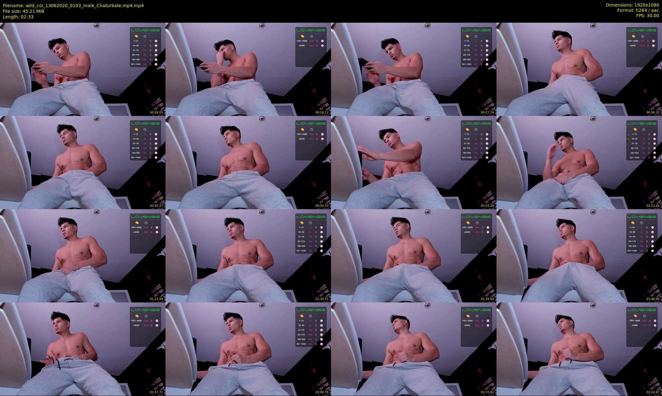 wild_col — 3 minute Chaturbate male cam show recording, 1080p, Jun 13, 2020