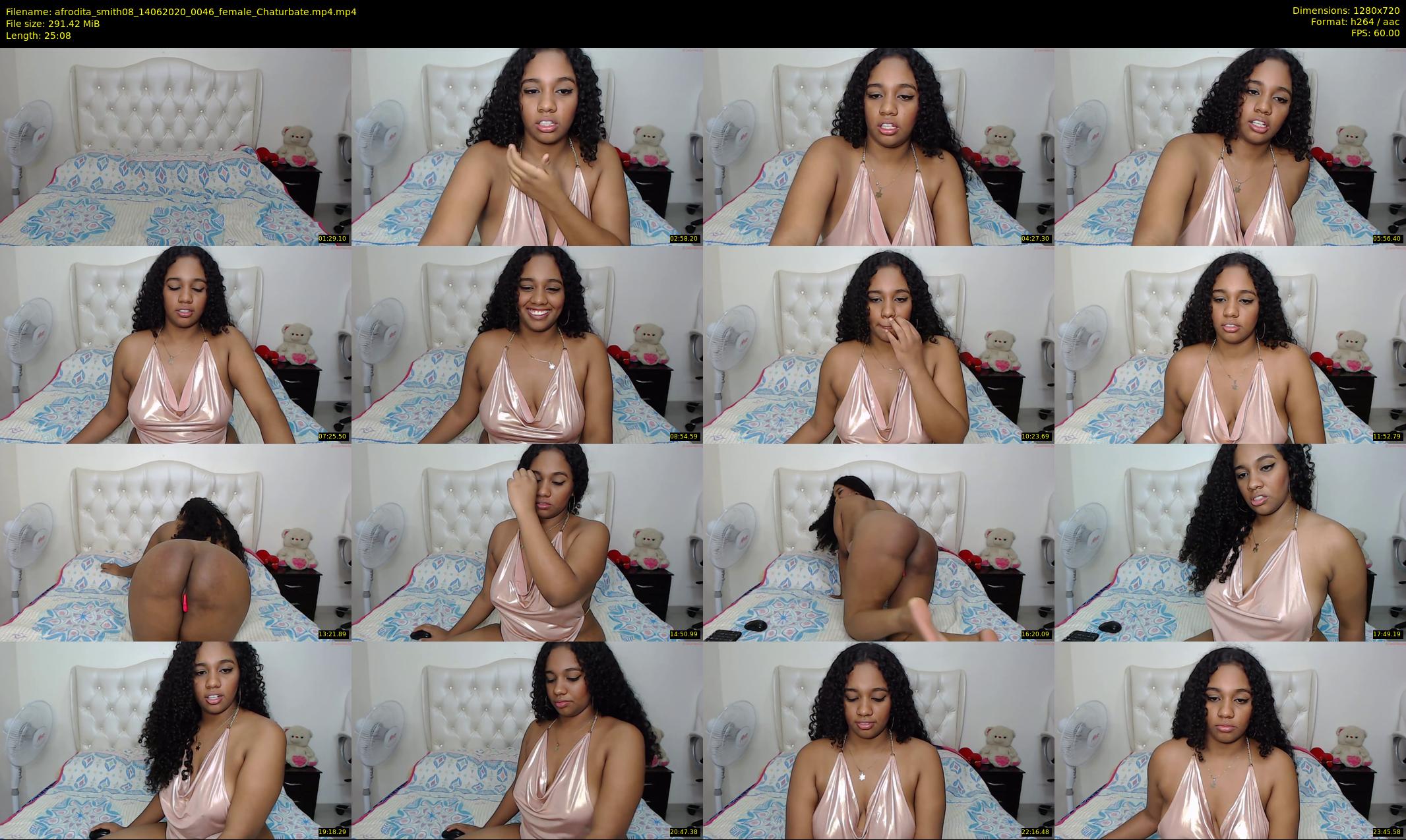afrodita_smith08 — 26 minute Chaturbate female cam show recording, 720p, Jun 14, 2020