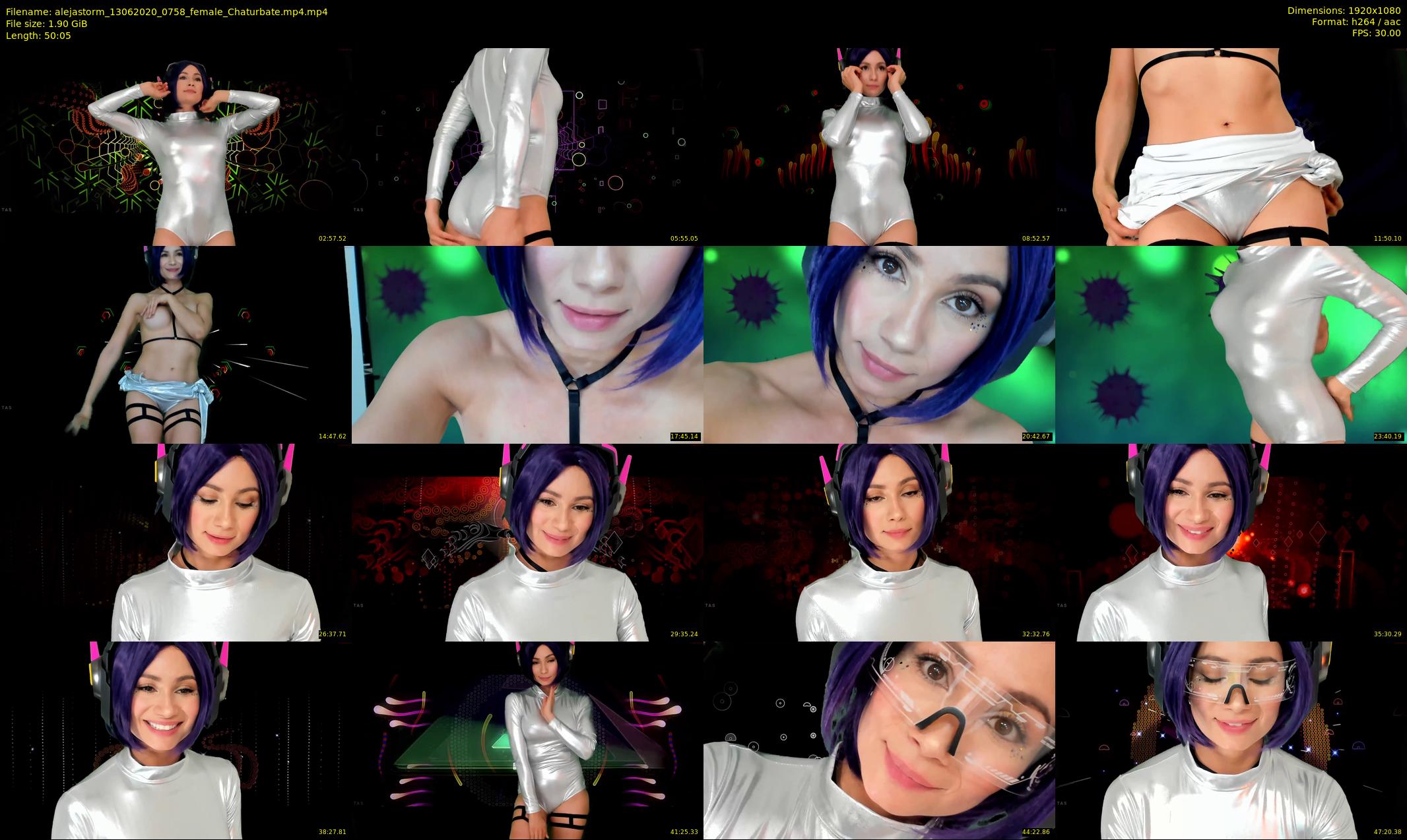 alejastorm — 51 minute Chaturbate female cam show recording, 1080p, Jun 13, 2020