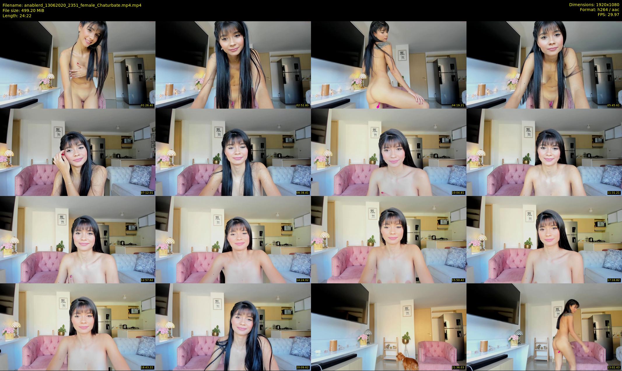 anablerd — 25 minute Chaturbate female cam show recording, 1080p, Jun 13, 2020