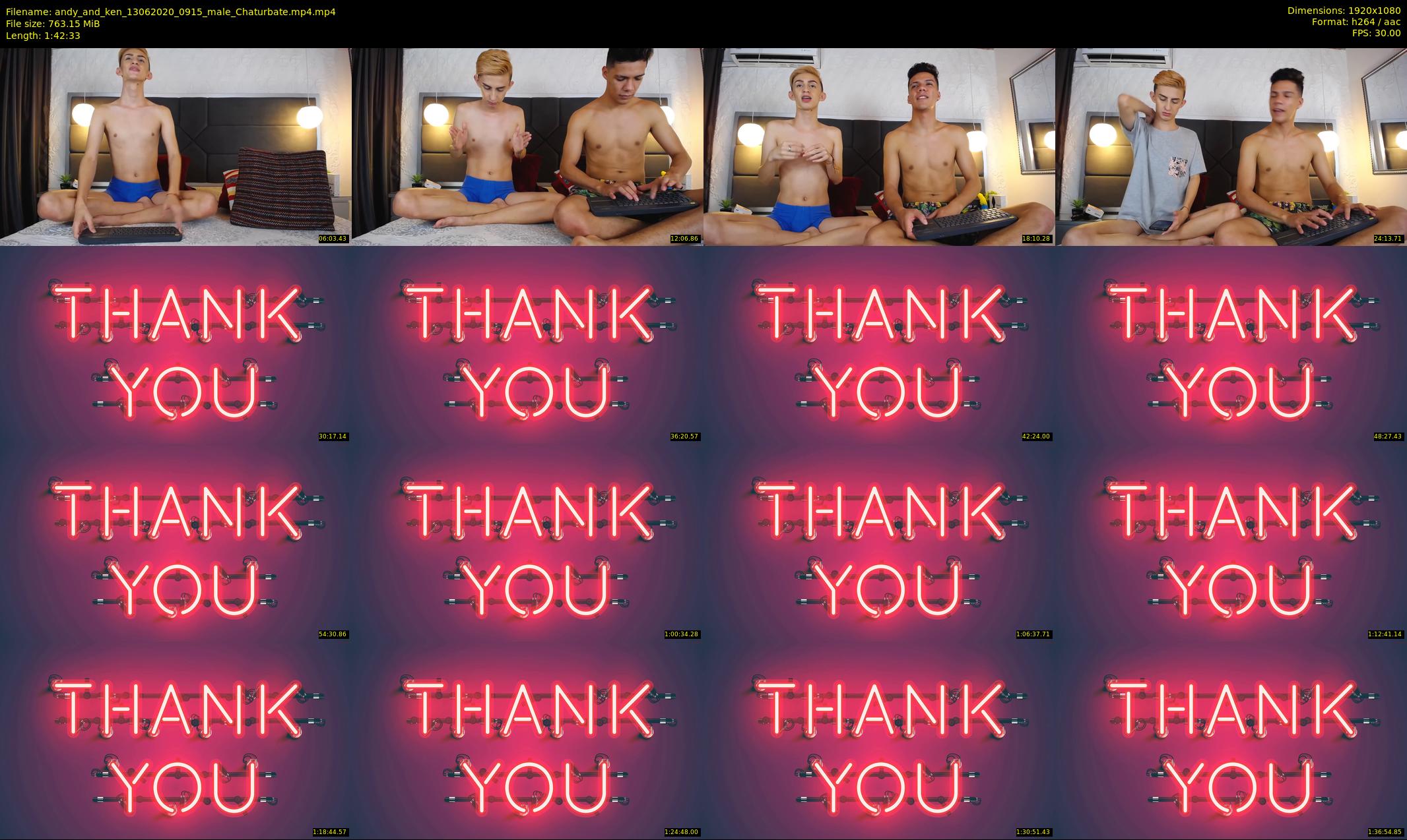 andy_and_ken — 103 minute Chaturbate male cam show recording, 1080p, Jun 13, 2020