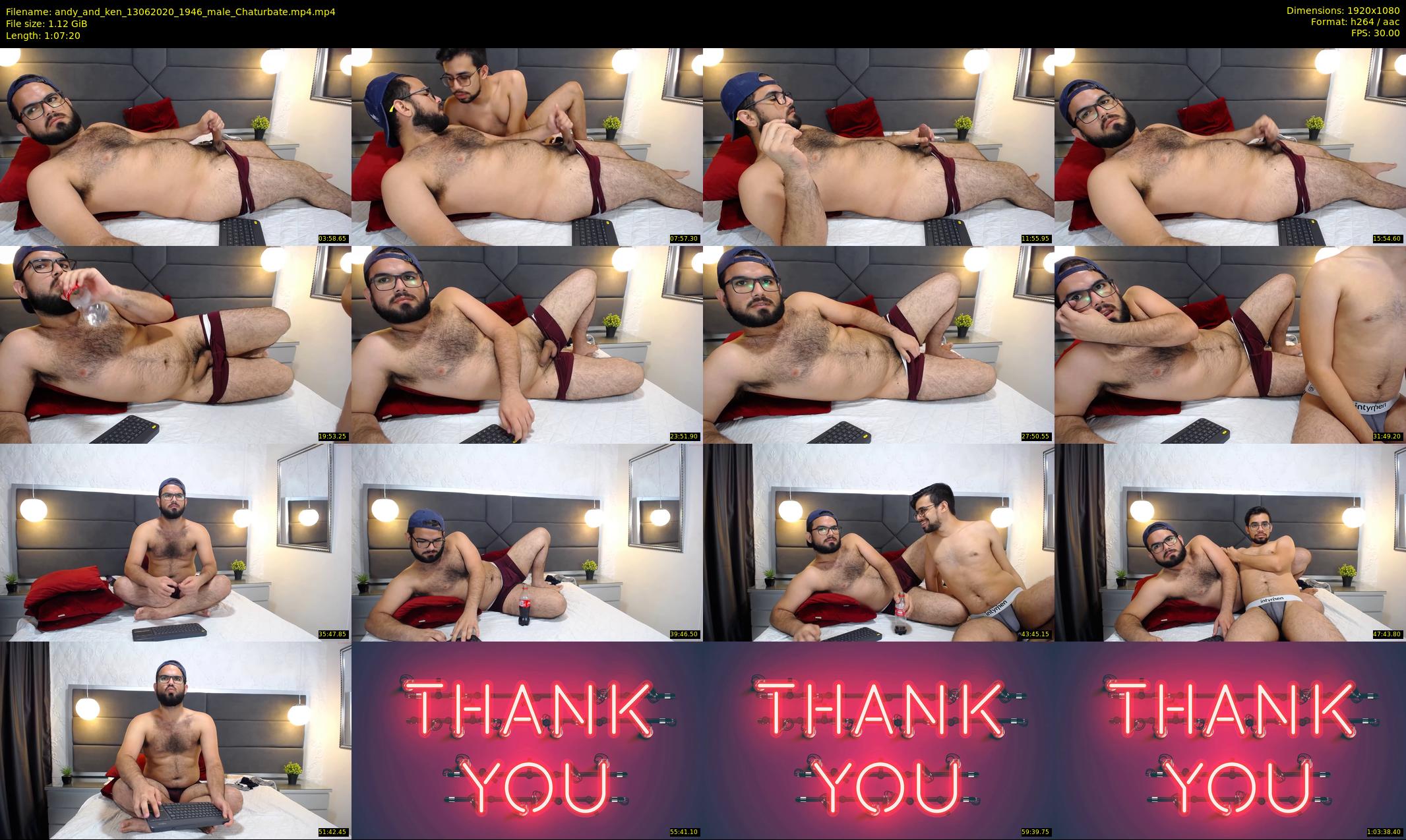 andy_and_ken — 68 minute Chaturbate male cam show recording, 1080p, Jun 13, 2020