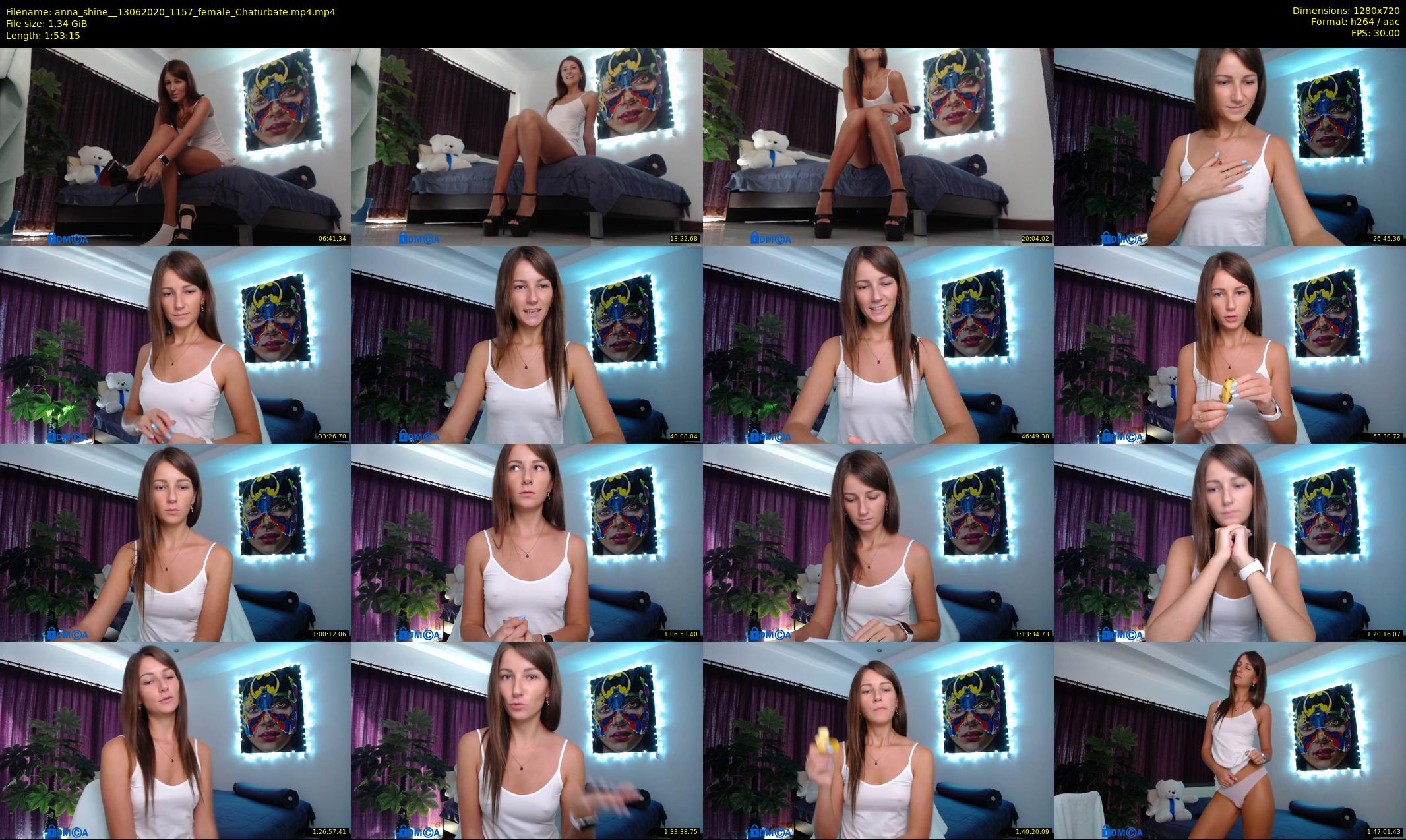 anna_shine_ — 114 minute Chaturbate female cam show recording, 720p, Jun 13, 2020