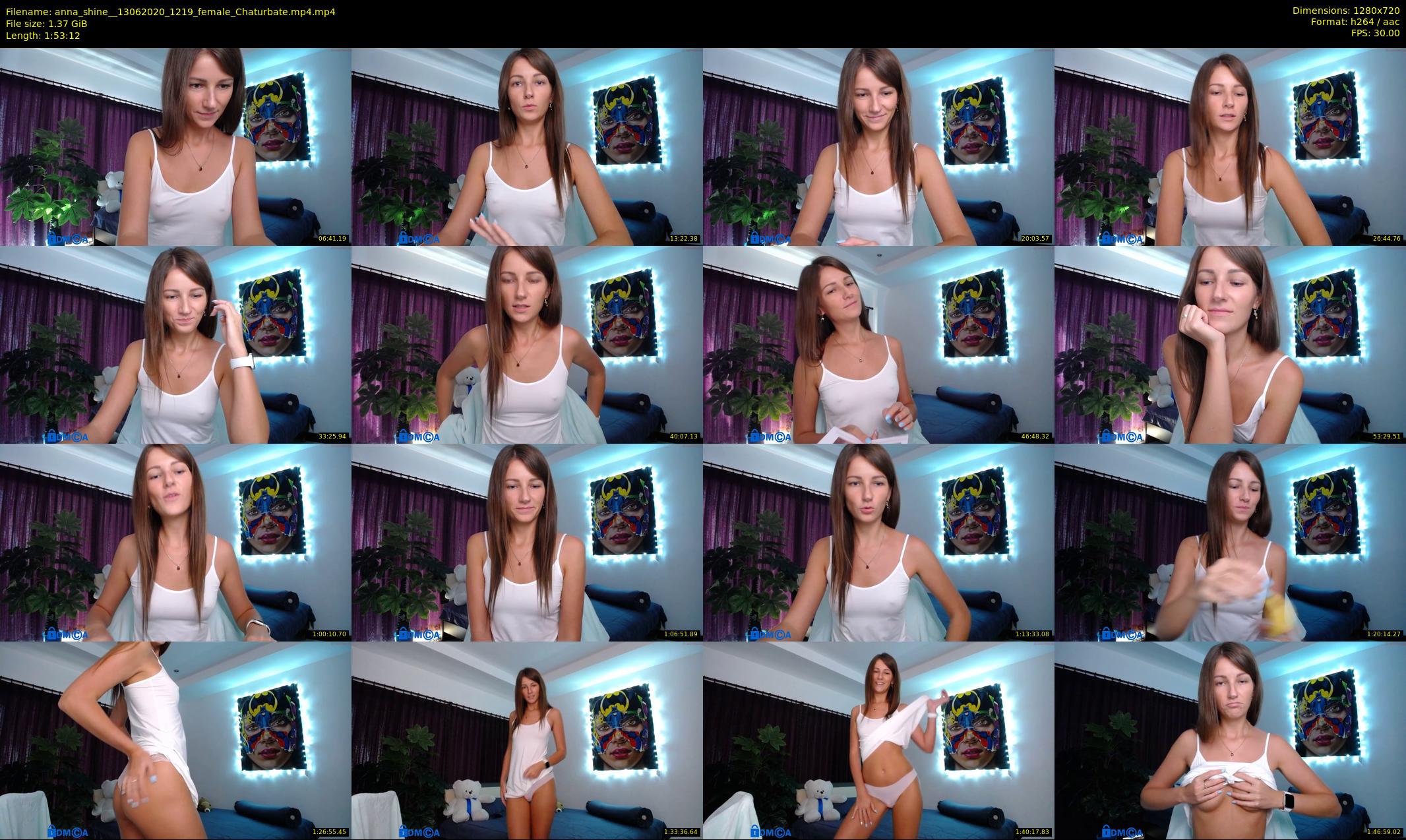 anna_shine_ — 114 minute Chaturbate female cam show recording, 720p, Jun 13, 2020