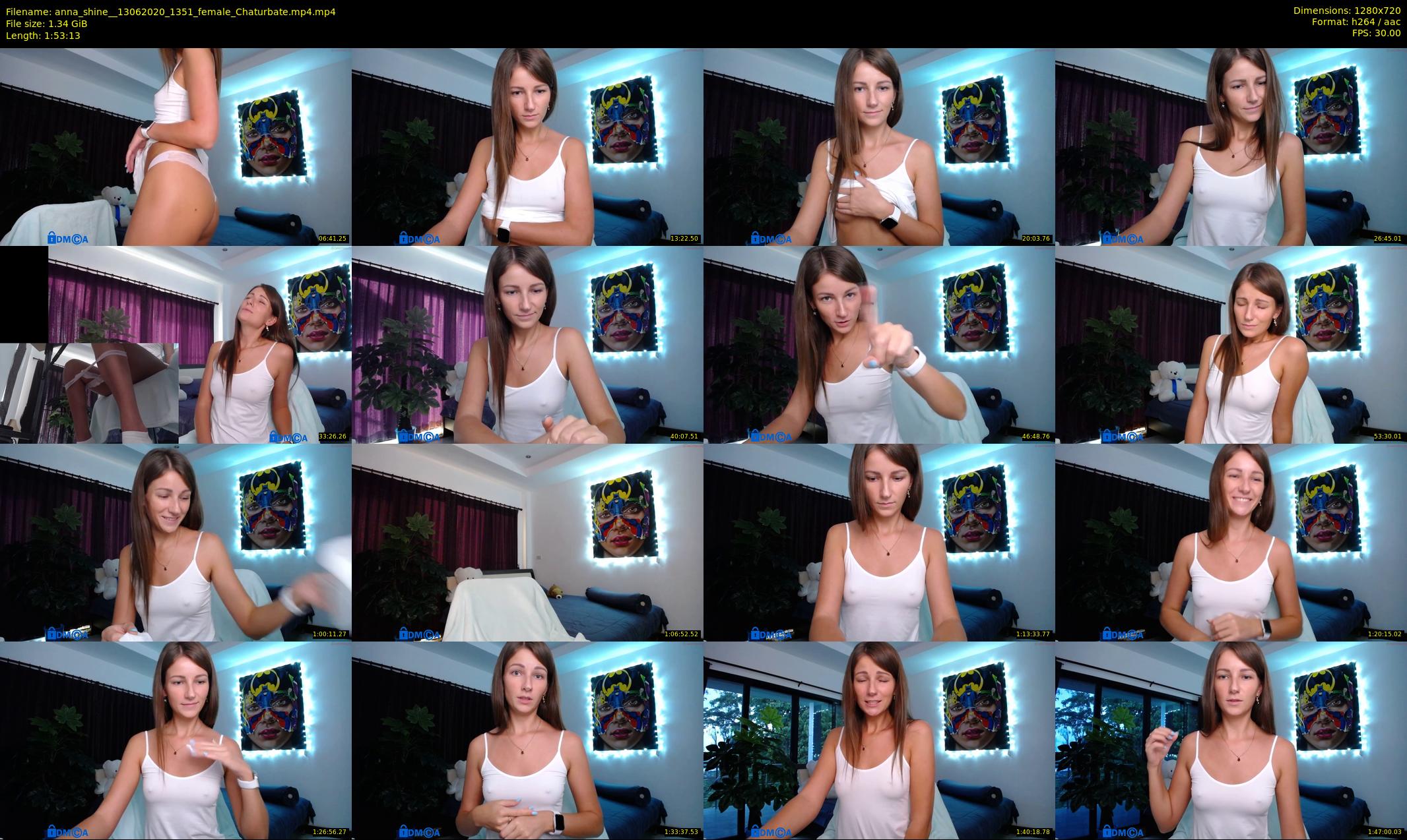 anna_shine_ — 114 minute Chaturbate female cam show recording, 720p, Jun 13, 2020
