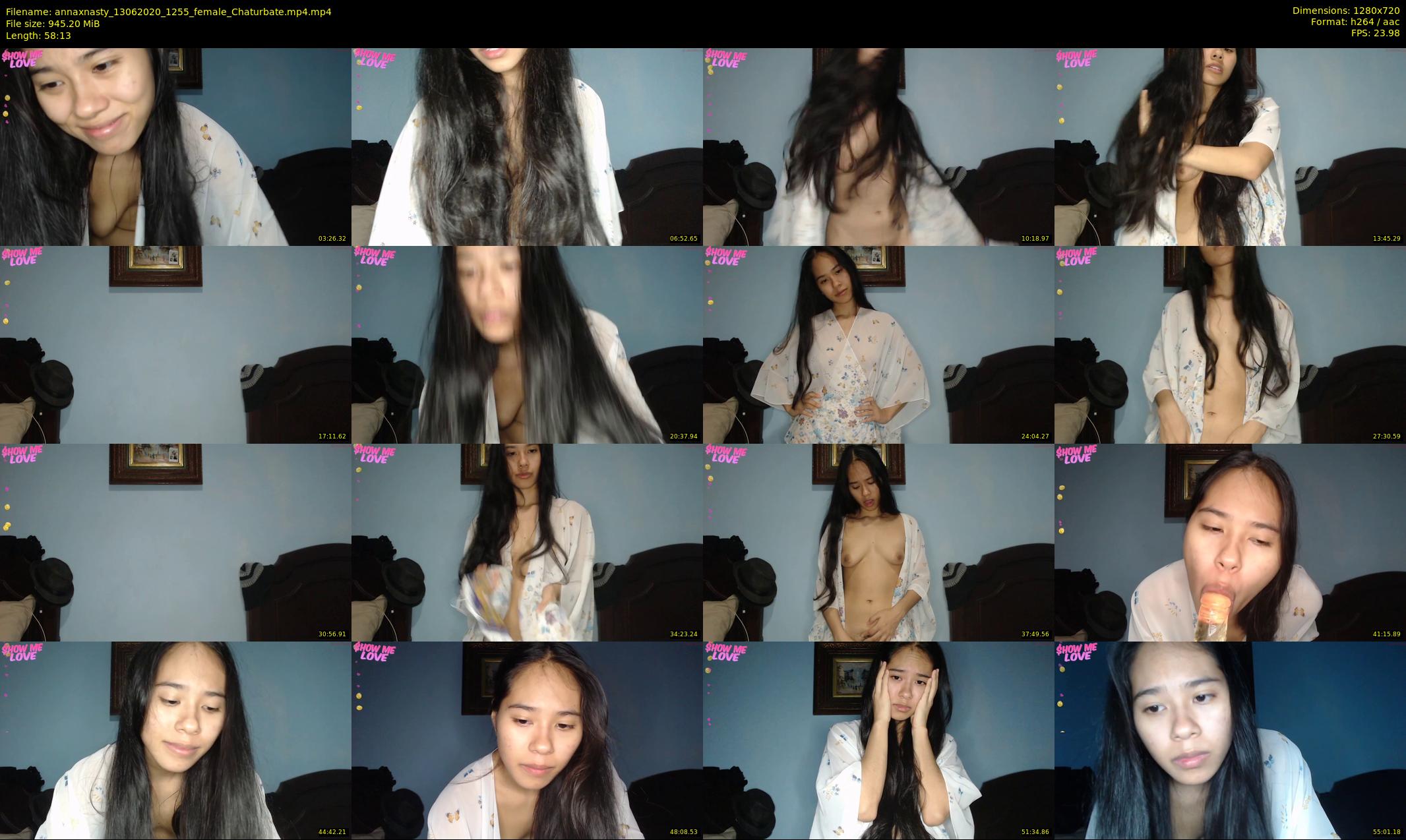 annaxnasty — 59 minute Chaturbate female cam show recording, 720p, Jun 13, 2020