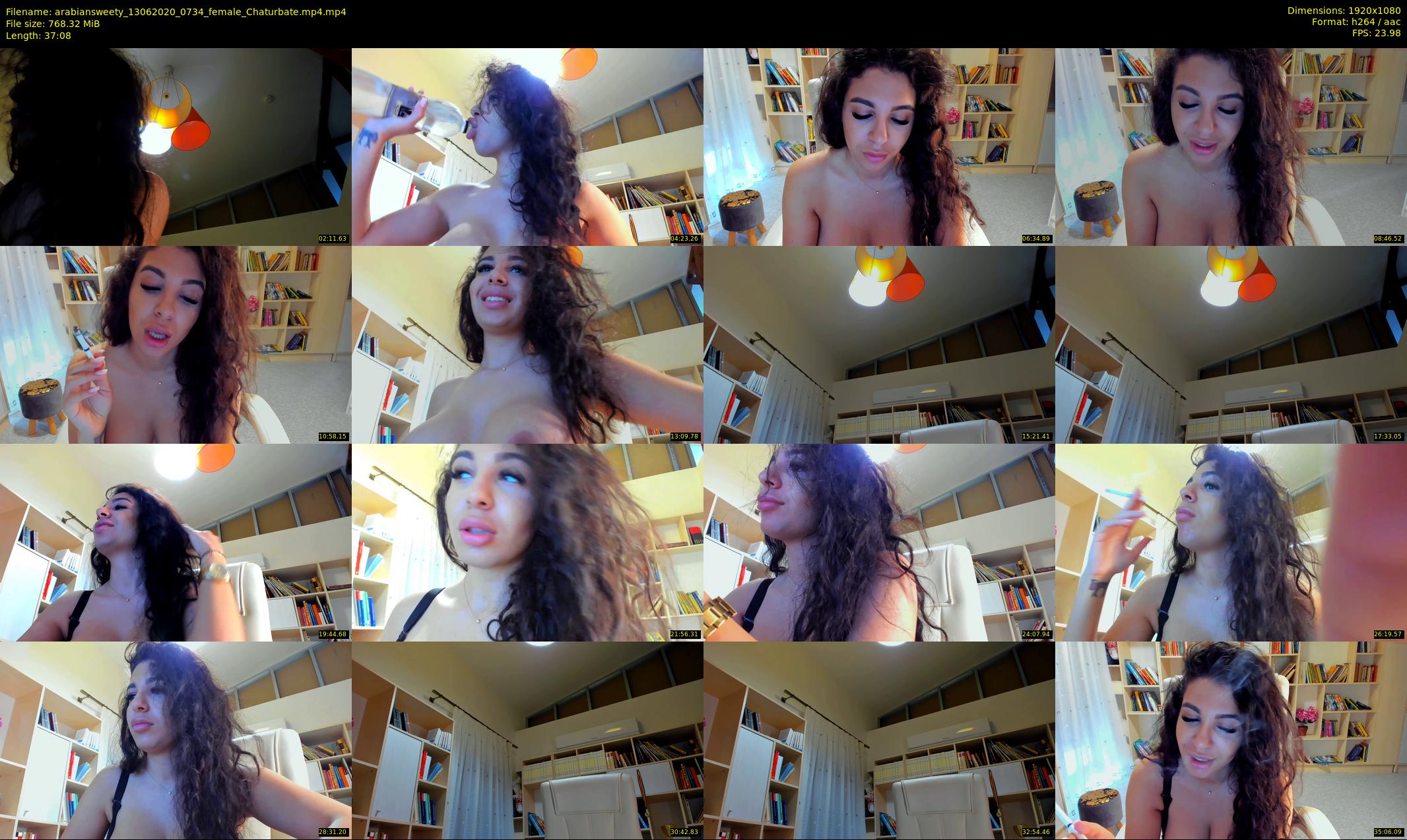 arabiansweety — 38 minute Chaturbate female cam show recording, 1080p, Jun 13, 2020
