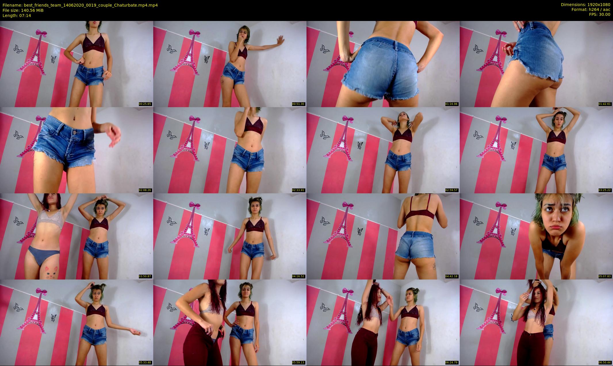 best_friends_team — 8 minute Chaturbate female cam show recording, 1080p, Jun 14, 2020