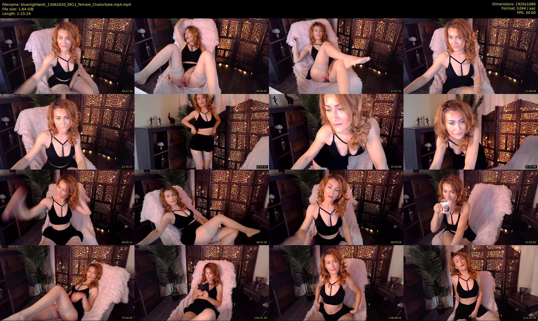 bluenightwish — 76 minute Chaturbate female cam show recording, 1080p, Jun 13, 2020