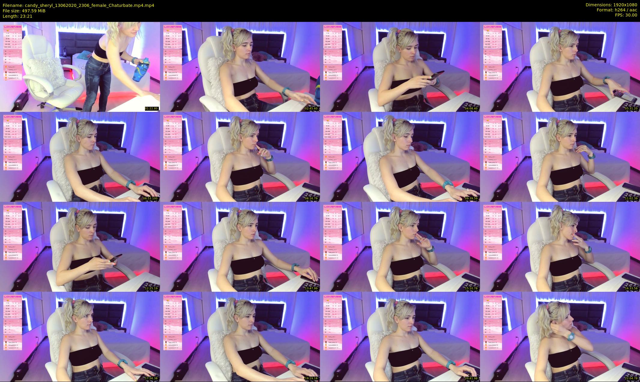 candy_sheryl — 24 minute Chaturbate female cam show recording, 1080p, Jun 13, 2020