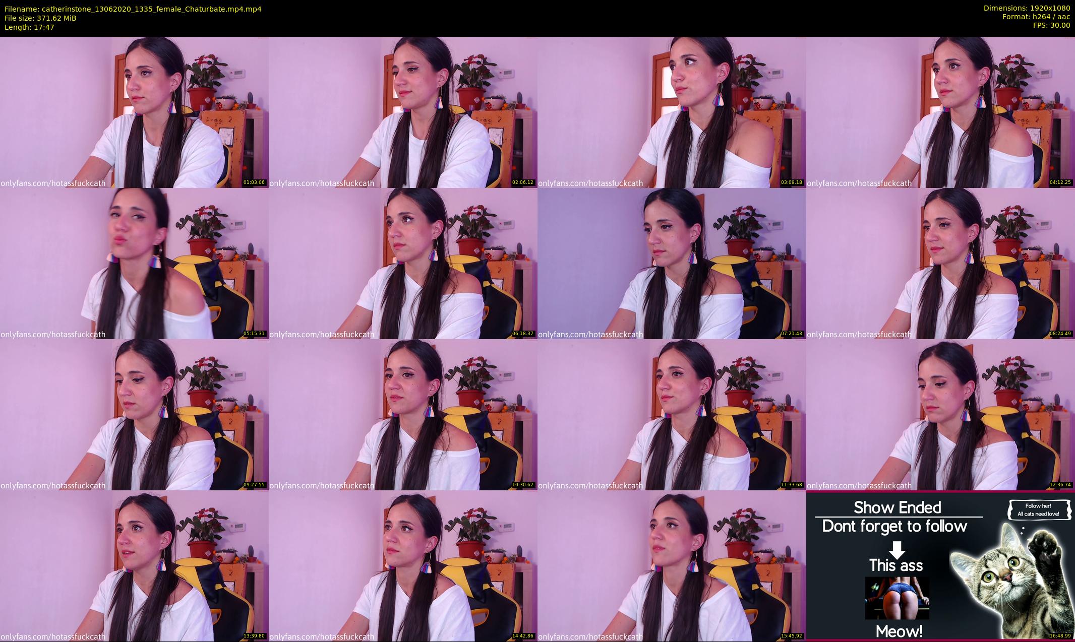 catherinstone — 18 minute Chaturbate female cam show recording, 1080p, Jun 13, 2020