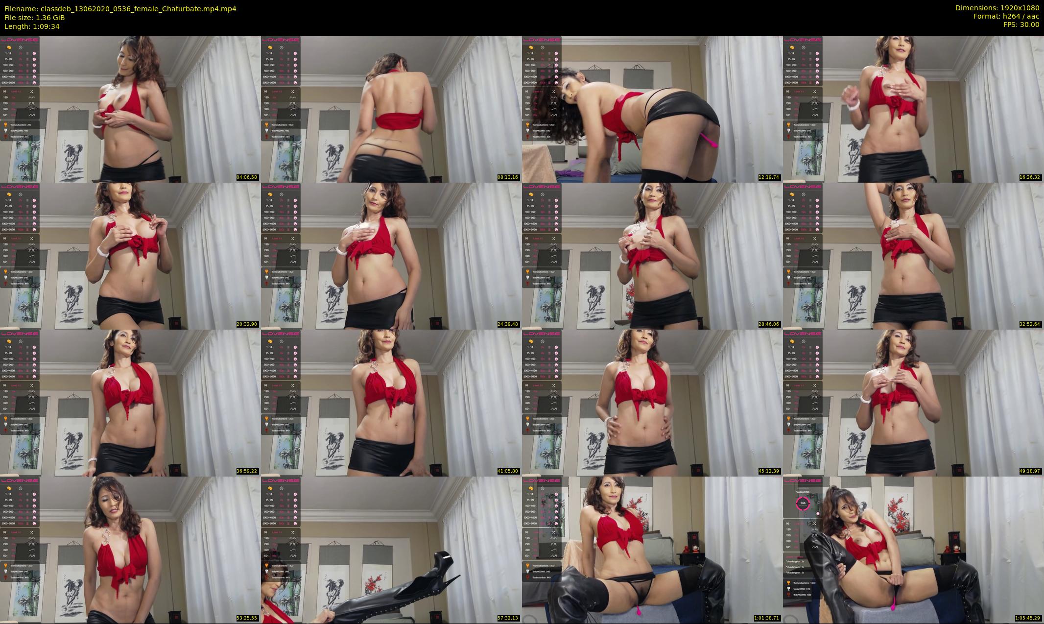 classdeb — 70 minute Chaturbate female cam show recording, 1080p, Jun 13, 2020
