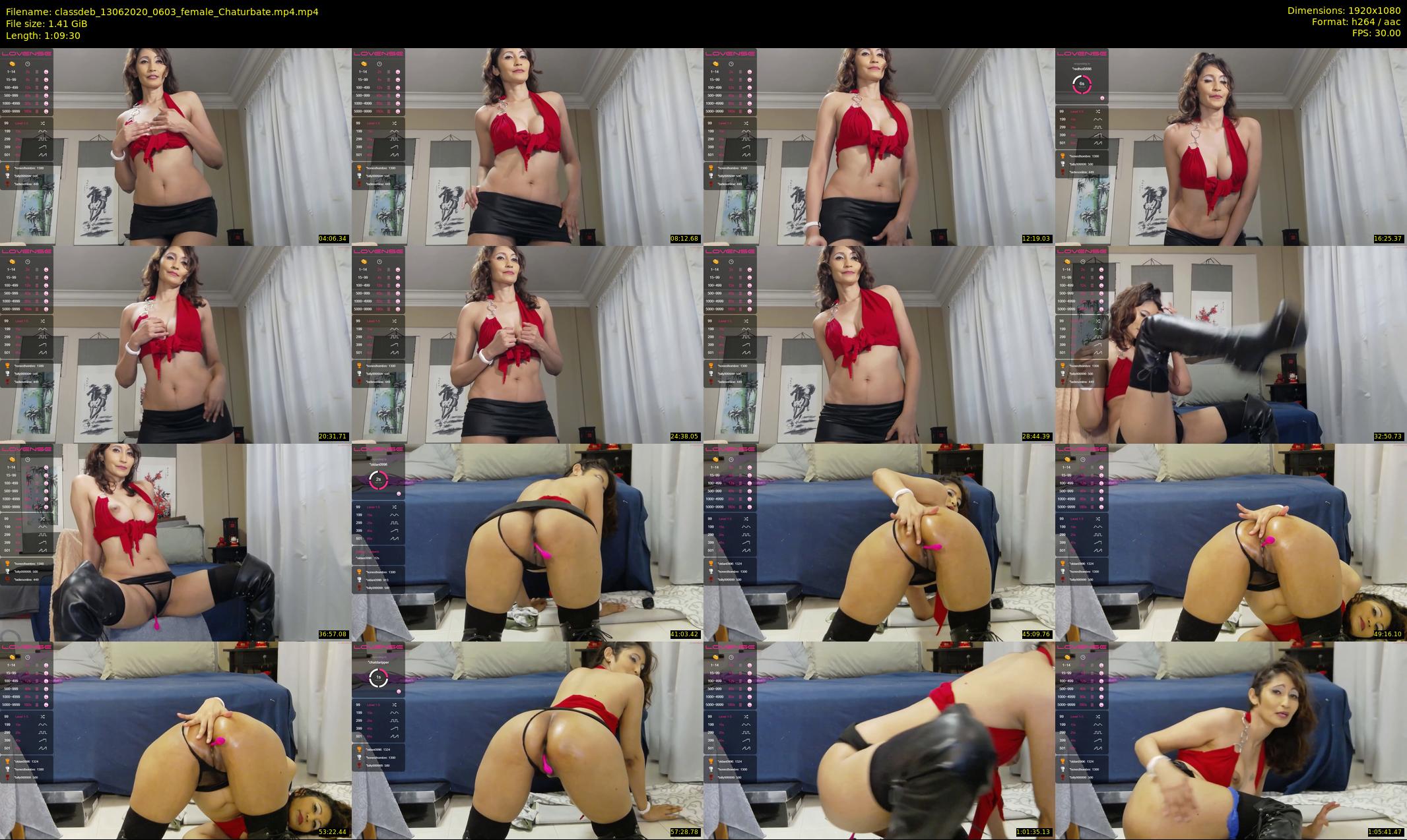 classdeb — 70 minute Chaturbate female cam show recording, 1080p, Jun 13, 2020