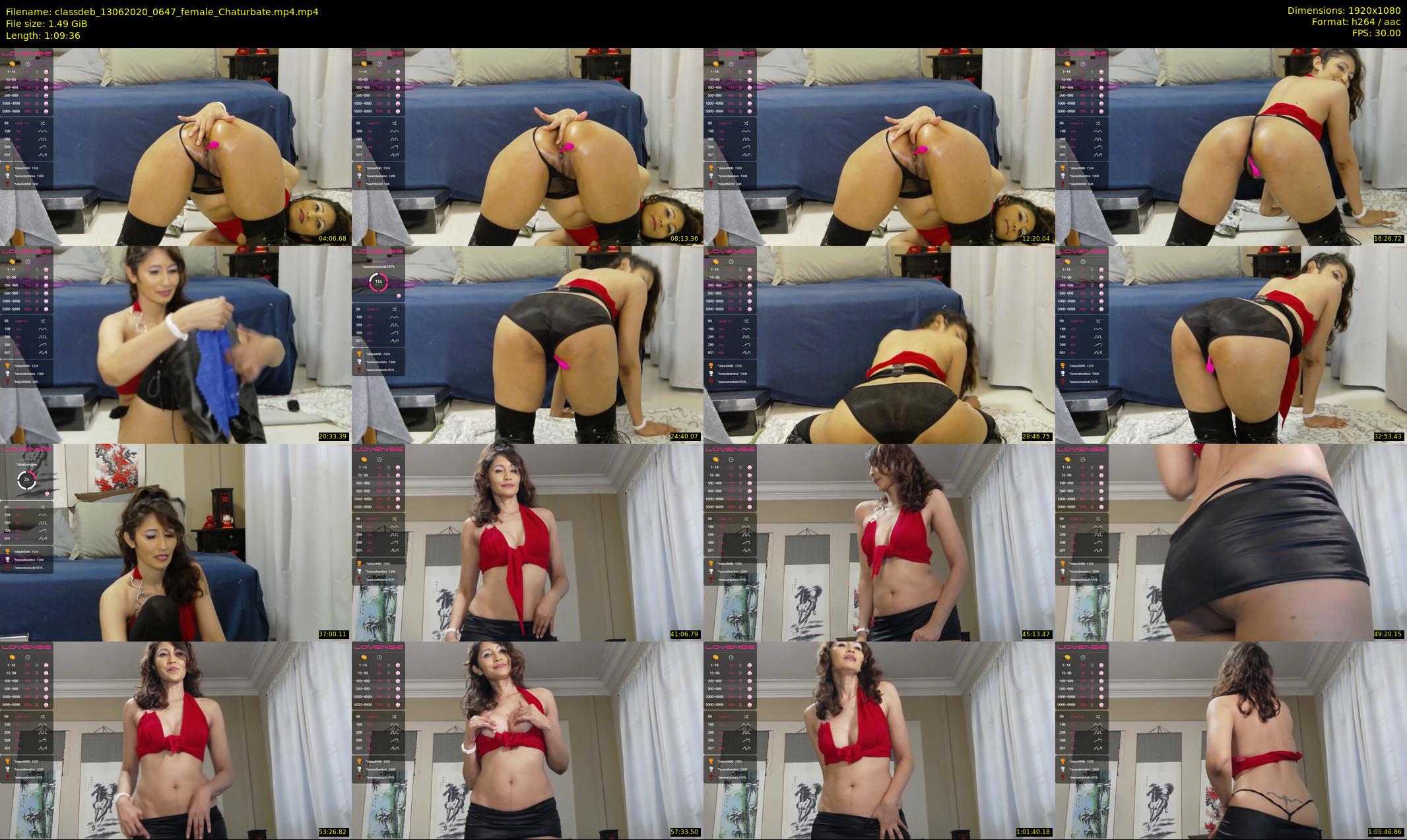 classdeb — 70 minute Chaturbate female cam show recording, 1080p, Jun 13, 2020