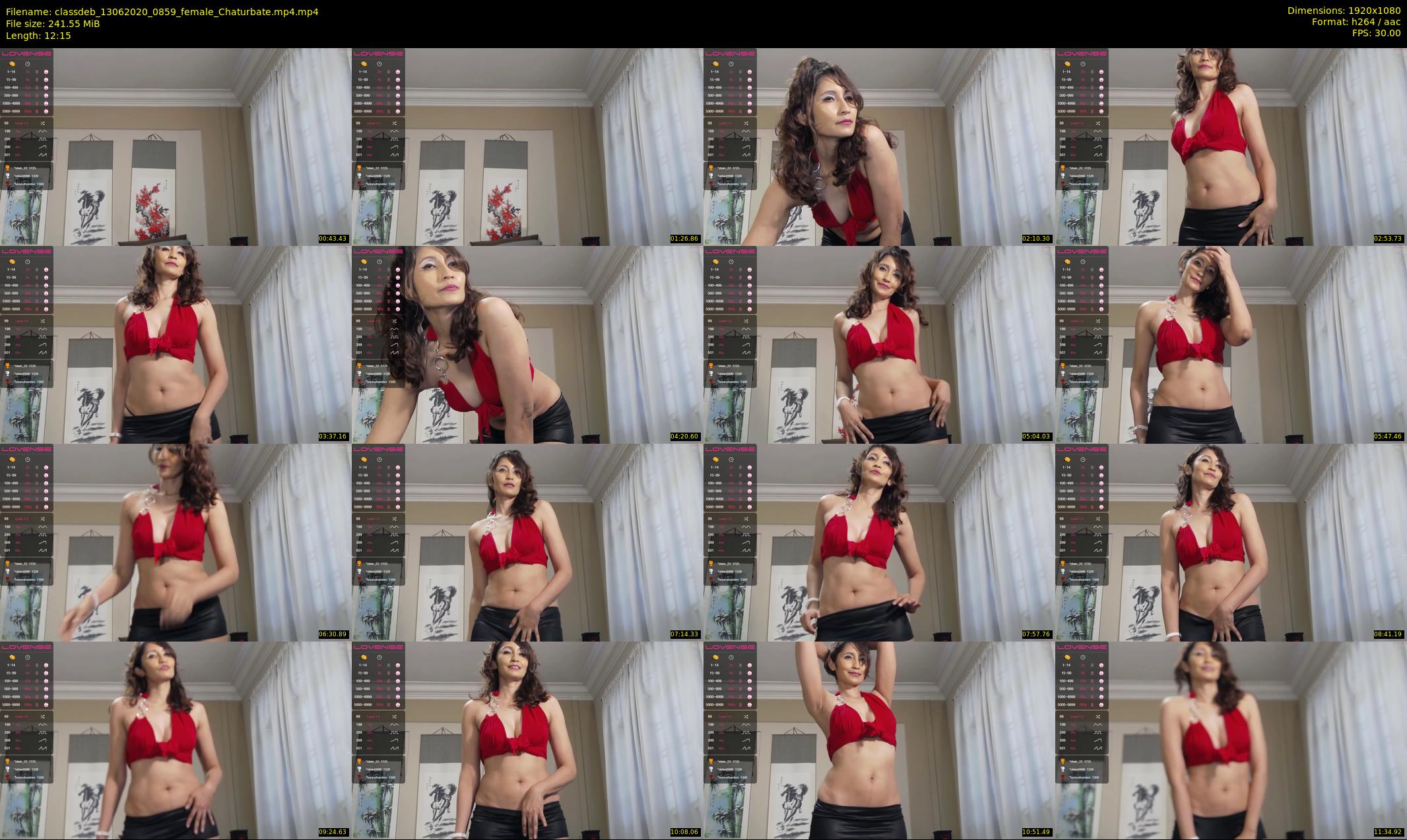 classdeb — 13 minute Chaturbate female cam show recording, 1080p, Jun 13, 2020
