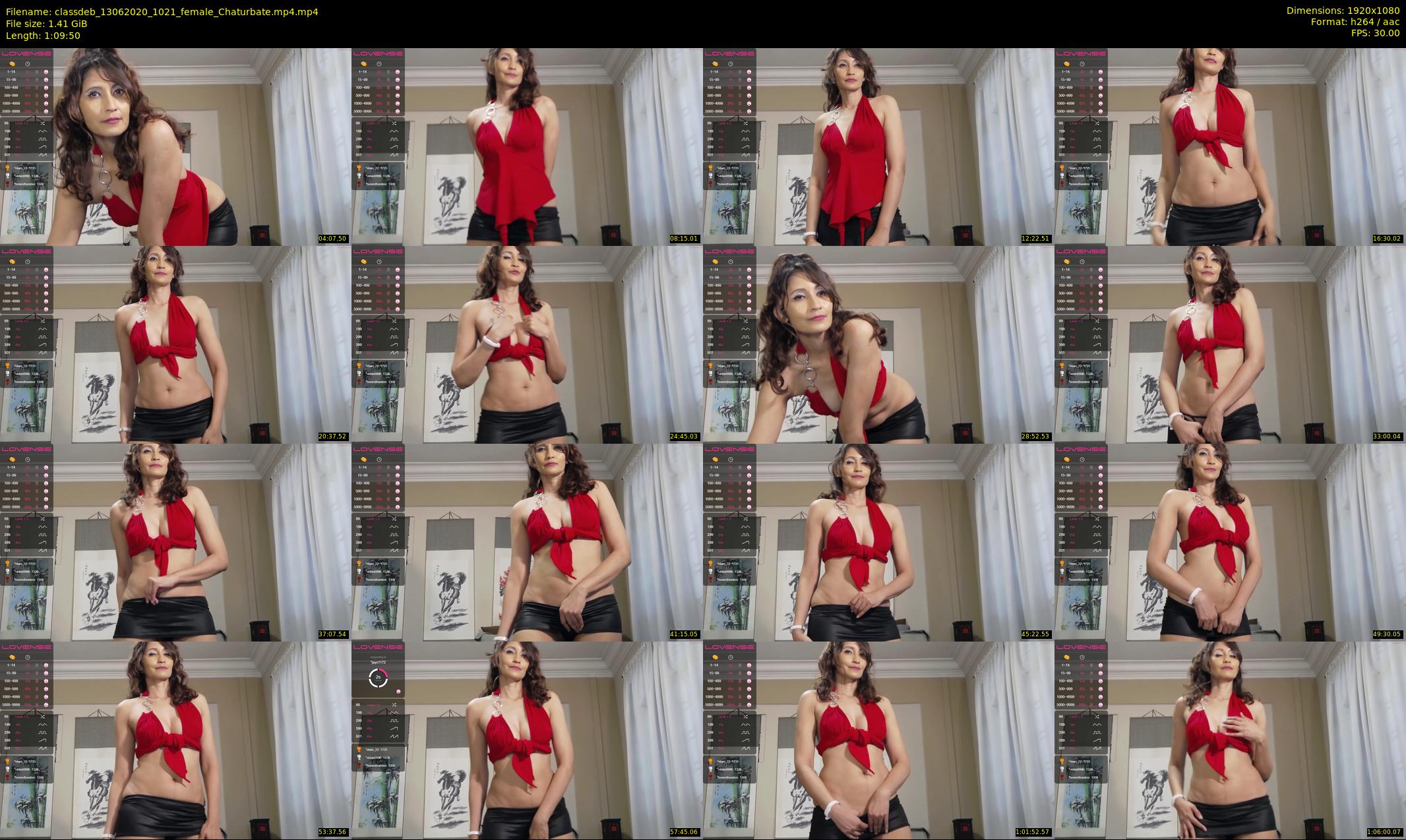 classdeb — 70 minute Chaturbate female cam show recording, 1080p, Jun 13, 2020