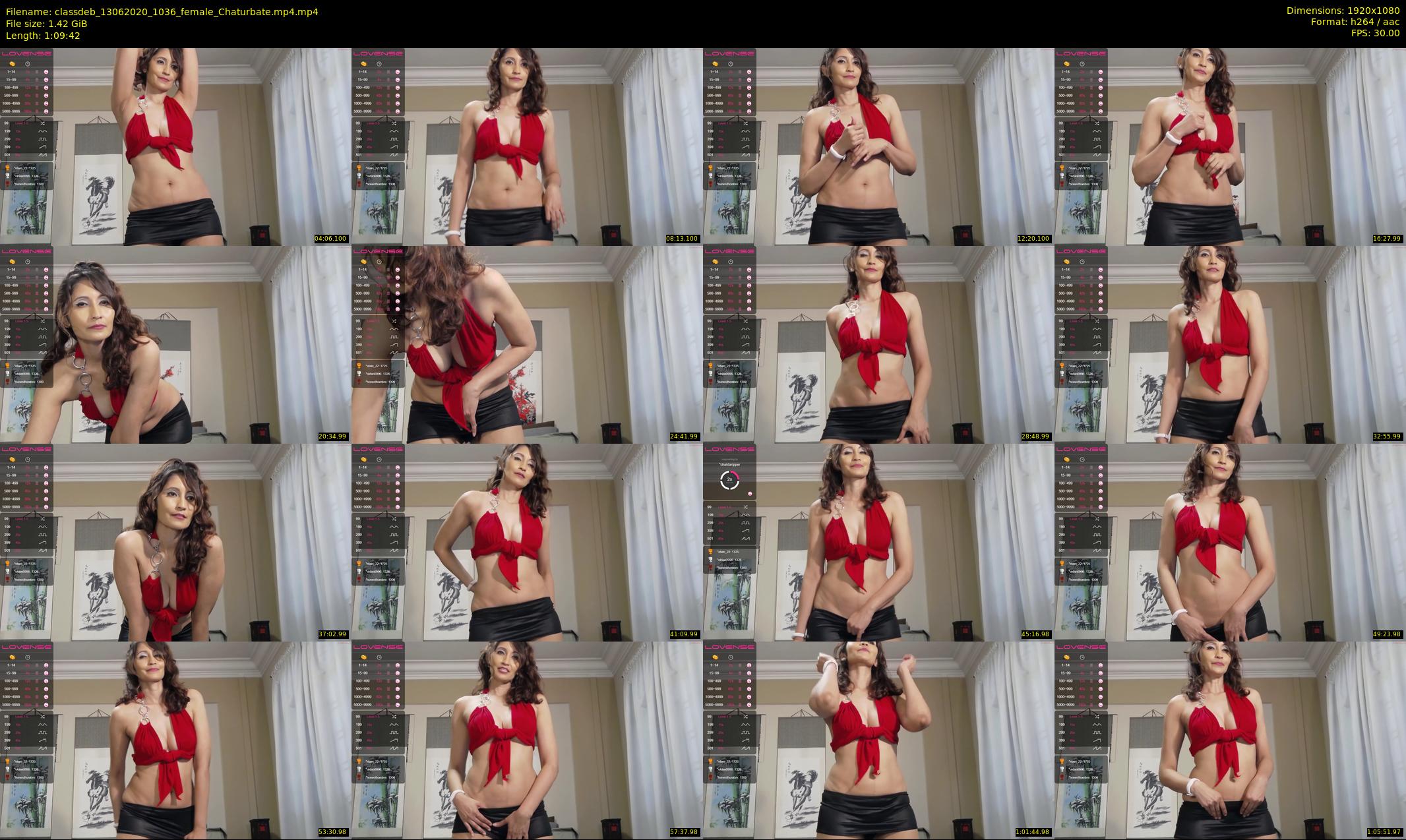 classdeb — 70 minute Chaturbate female cam show recording, 1080p, Jun 13, 2020