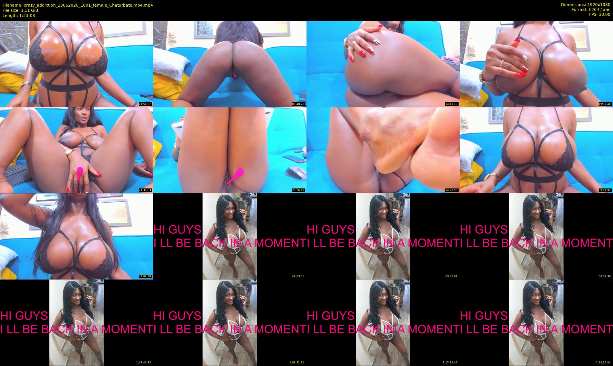 crazy_addixtion — 84 minute Chaturbate female cam show recording, 1080p, Jun 13, 2020