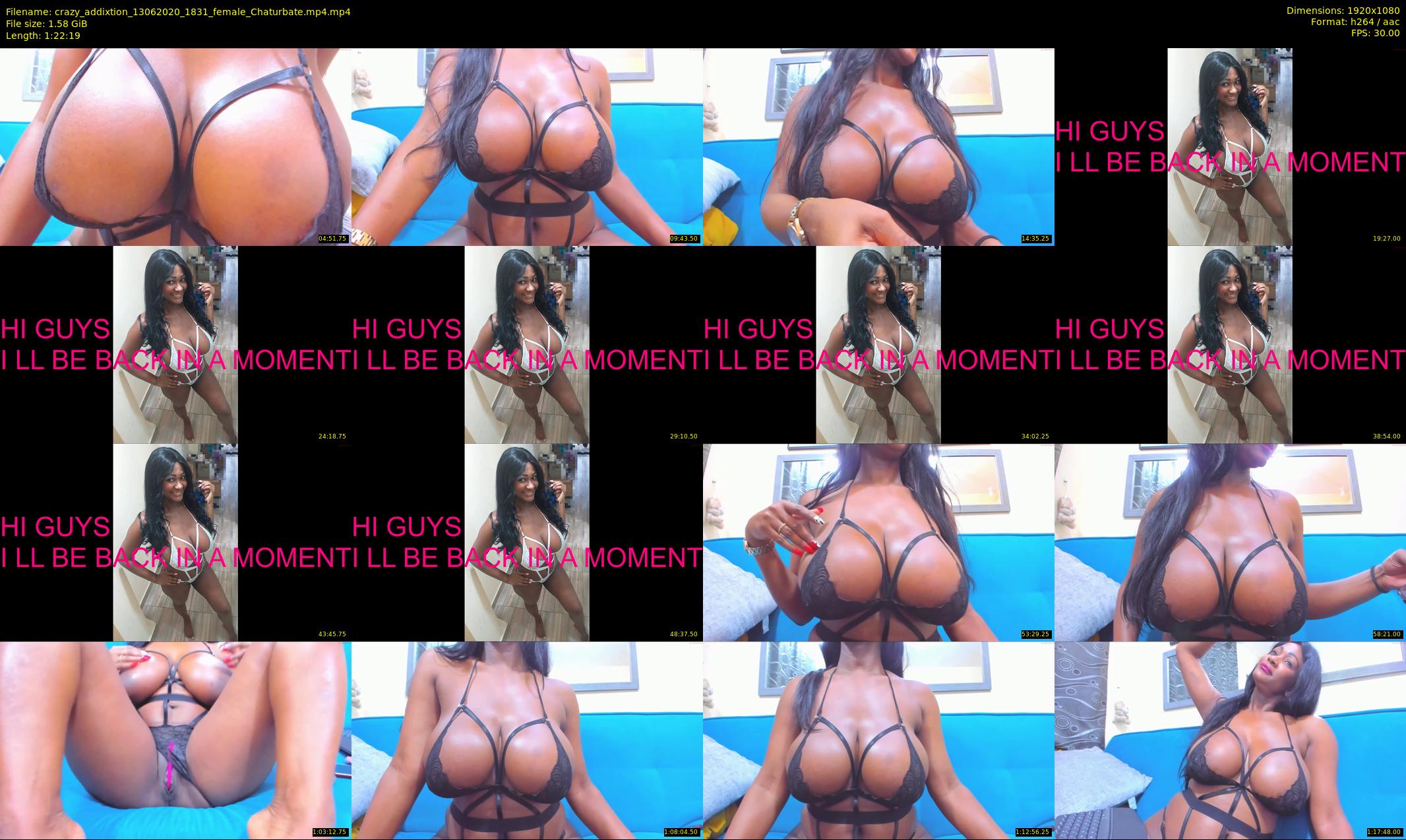 crazy_addixtion — 83 minute Chaturbate female cam show recording, 1080p, Jun 13, 2020