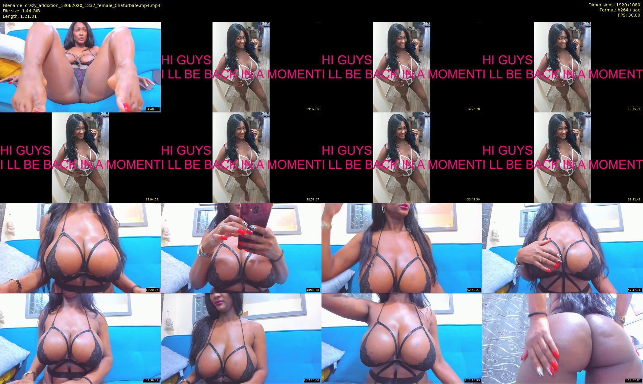 crazy_addixtion — 82 minute Chaturbate female cam show recording, 1080p, Jun 13, 2020