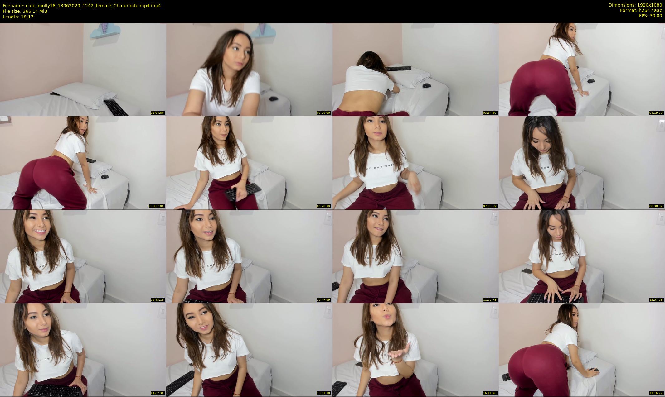 cute_molly18 — 19 minute Chaturbate female cam show recording, 1080p, Jun 13, 2020