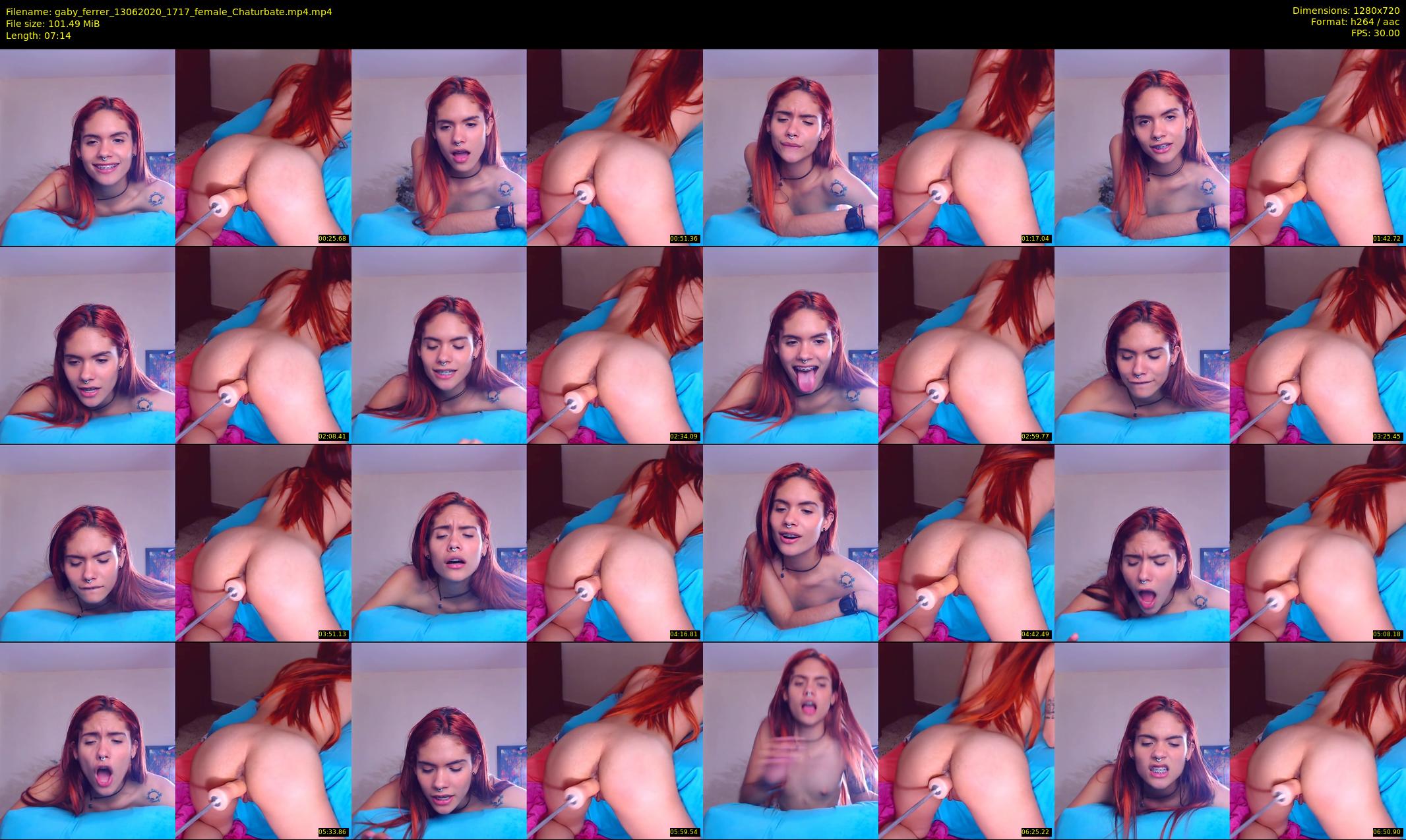 gaby_ferrer — 8 minute Chaturbate female cam show recording, 720p, Jun 13, 2020