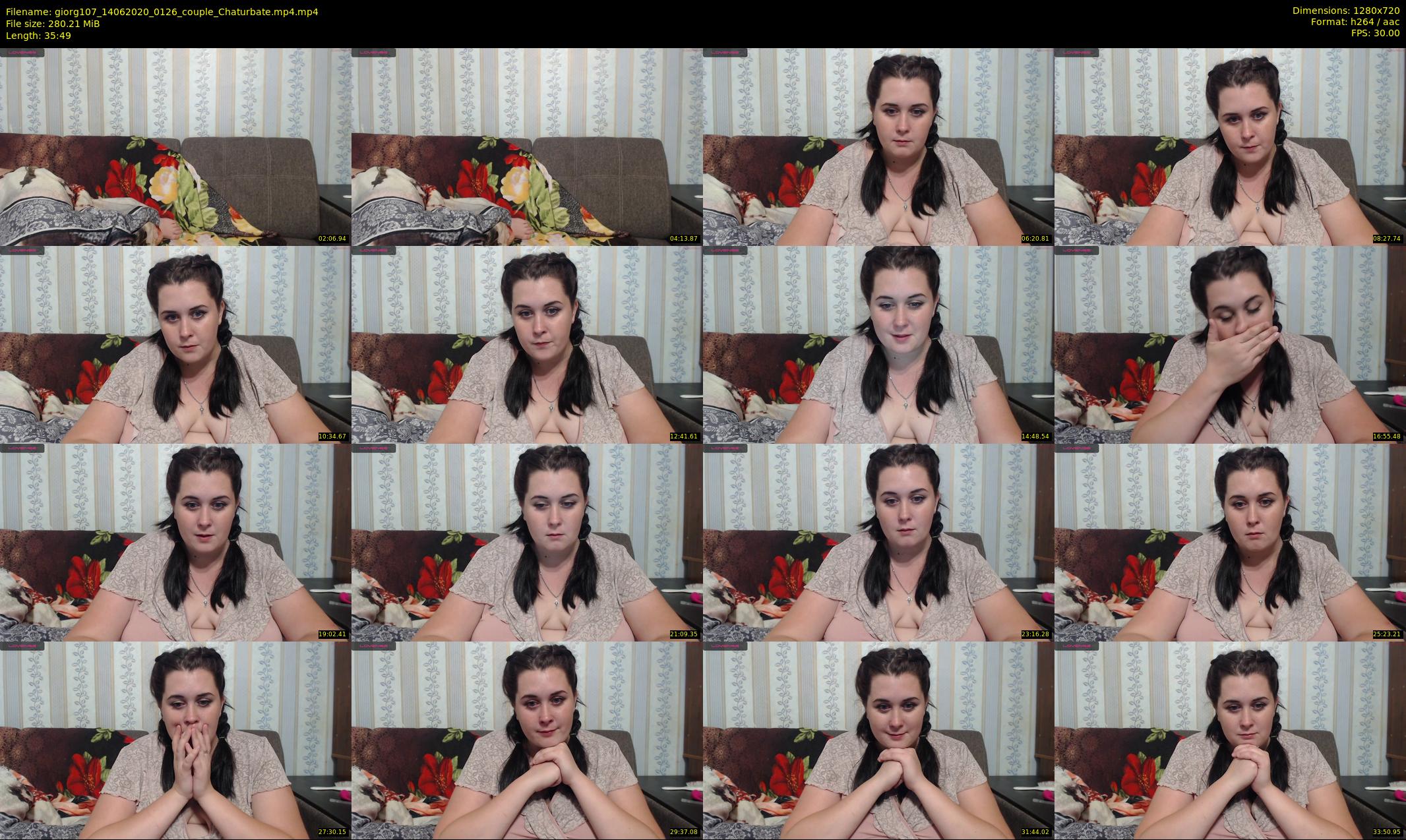 giorg107 — 36 minute Chaturbate couple cam show recording, 720p, Jun 14, 2020