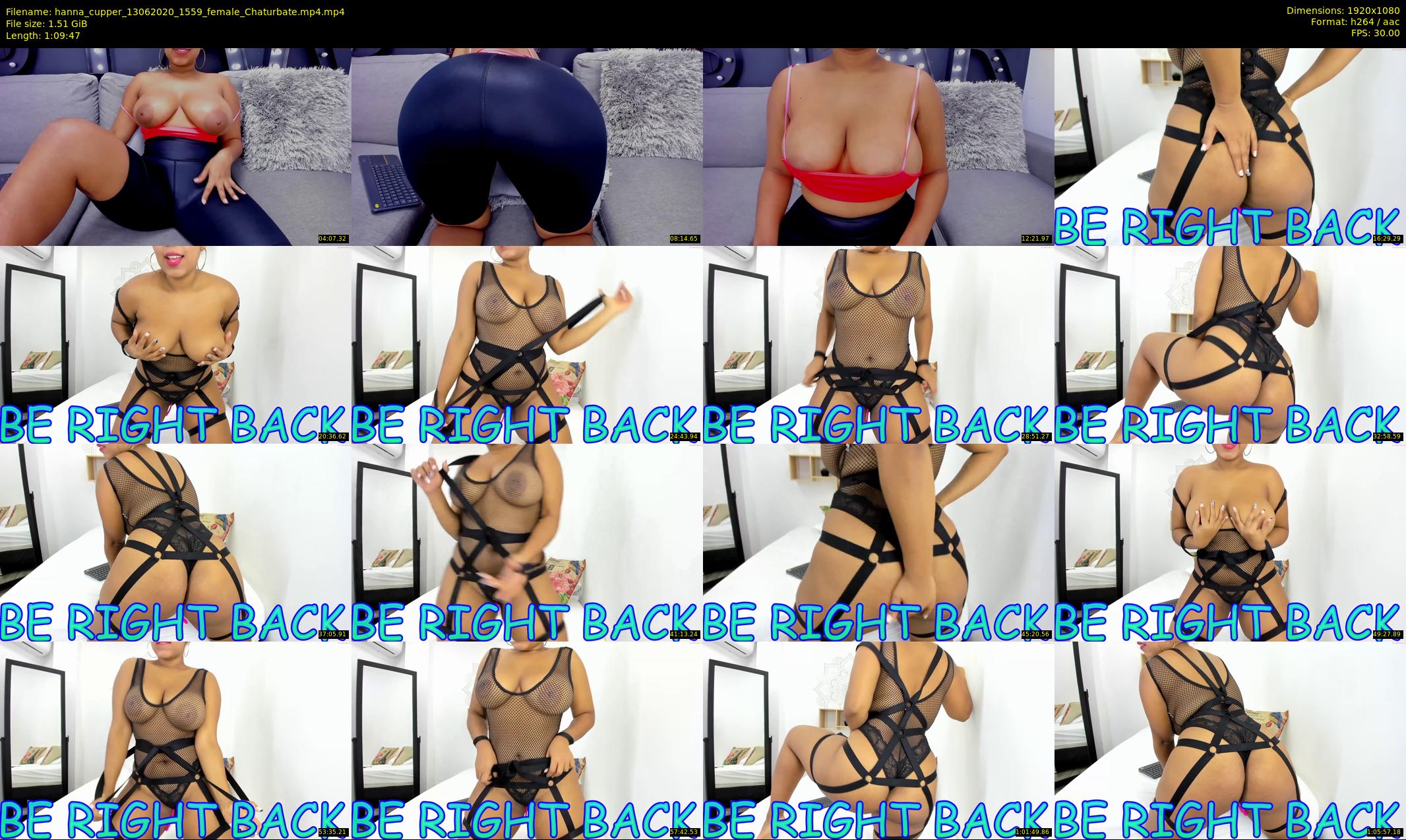hanna_cupper — 70 minute Chaturbate female cam show recording, 1080p, Jun 13, 2020