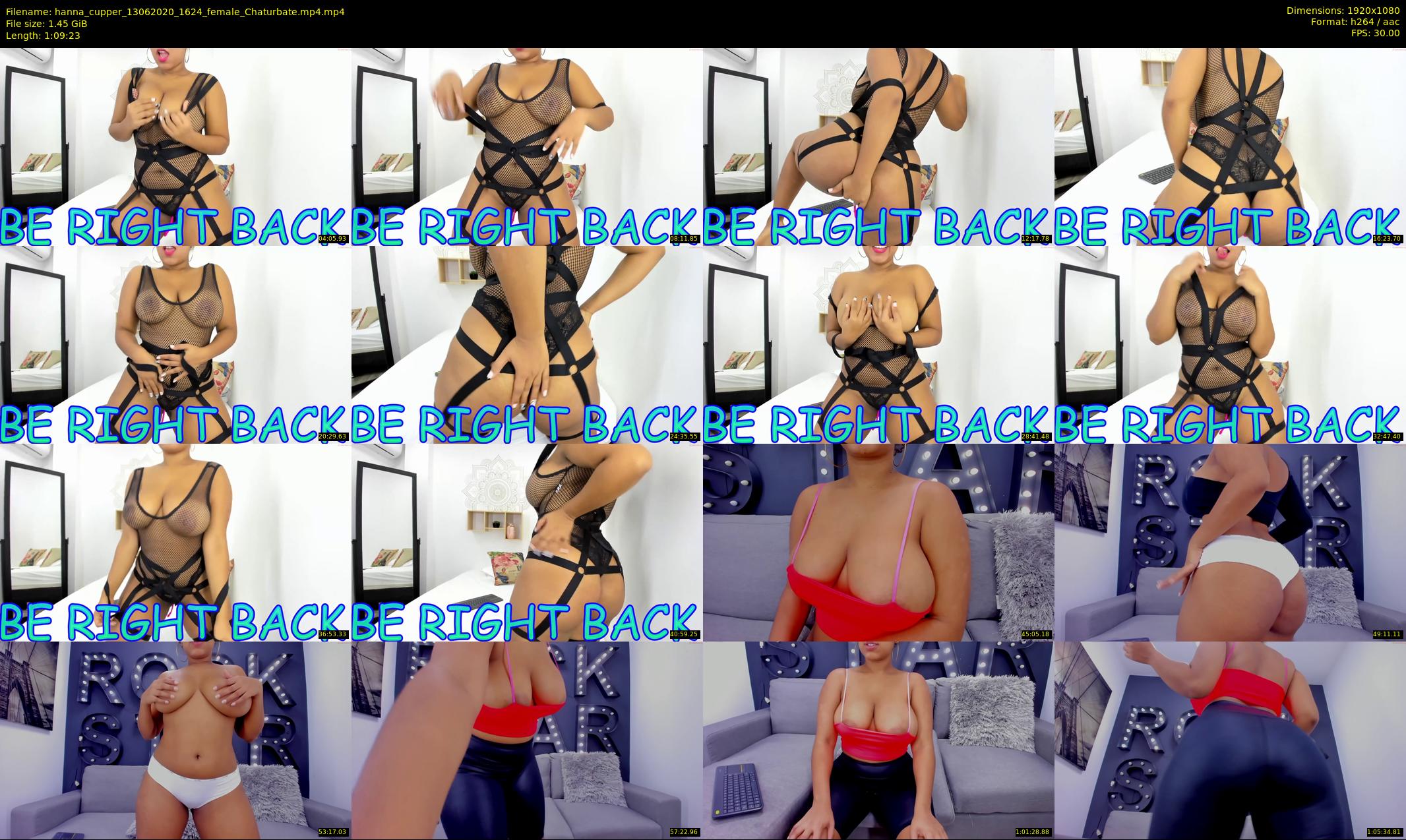 hanna_cupper — 70 minute Chaturbate female cam show recording, 1080p, Jun 13, 2020