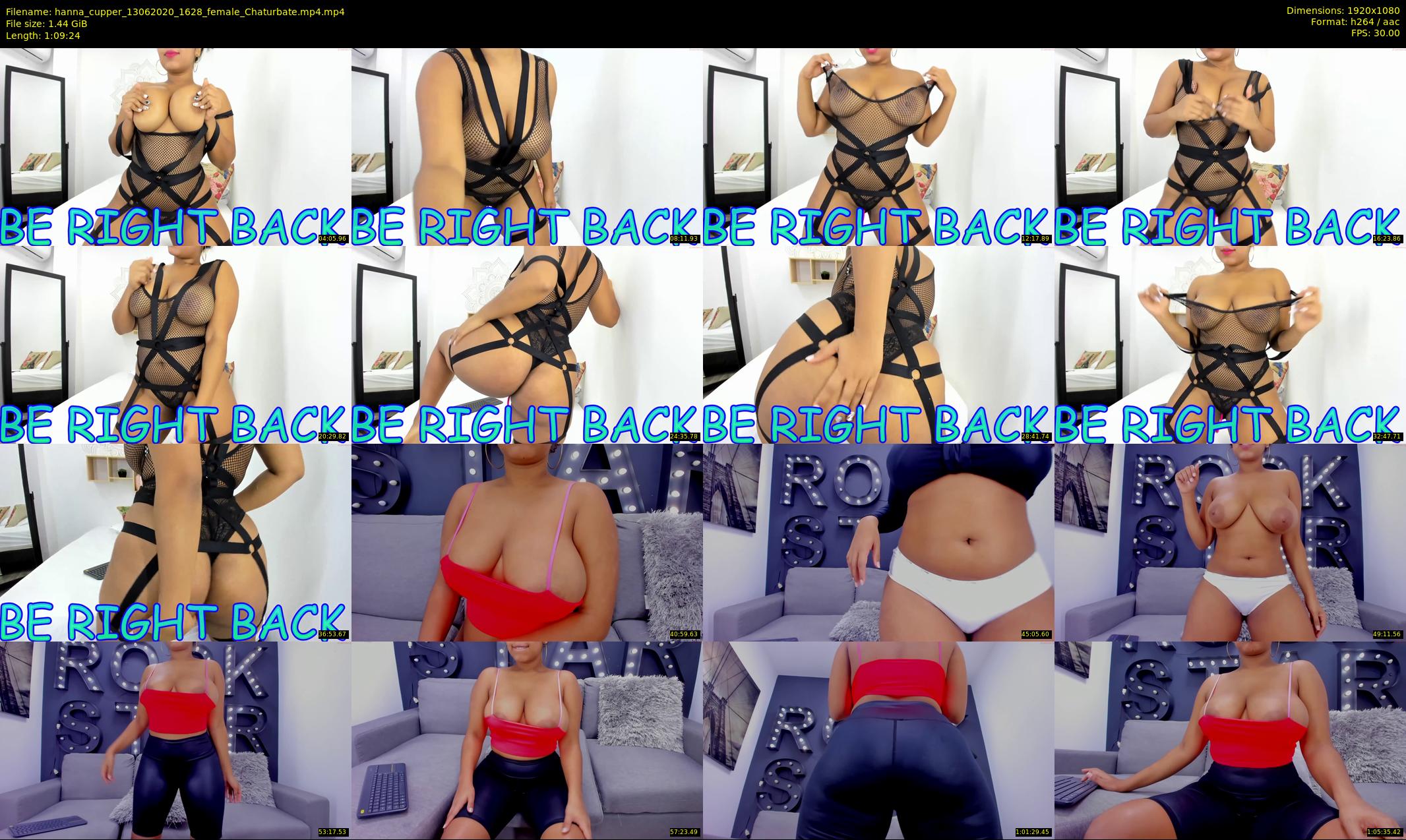 hanna_cupper — 70 minute Chaturbate female cam show recording, 1080p, Jun 13, 2020