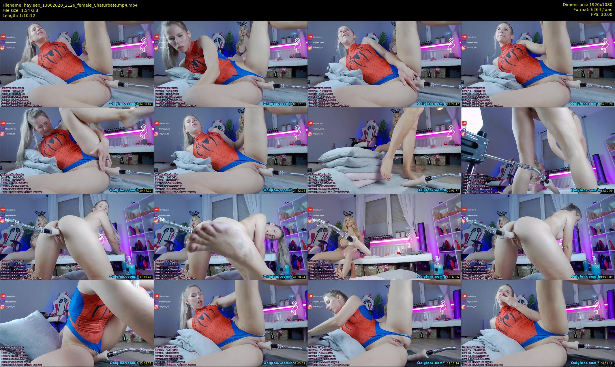 hayleex — 71 minute Chaturbate female cam show recording, 1080p, Jun 13, 2020